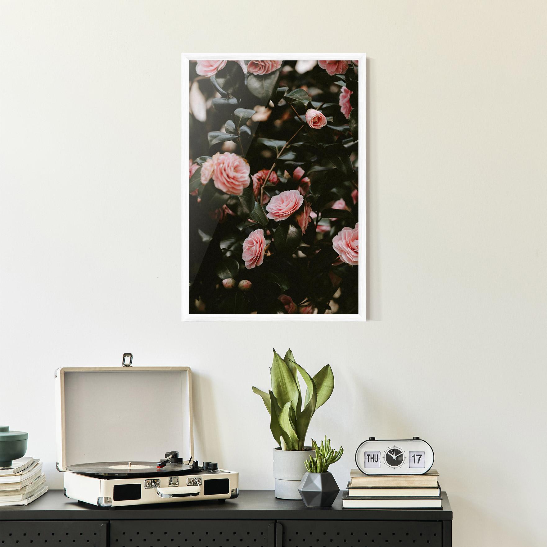 Gerahmte Poster Rose Tree mockup 2
