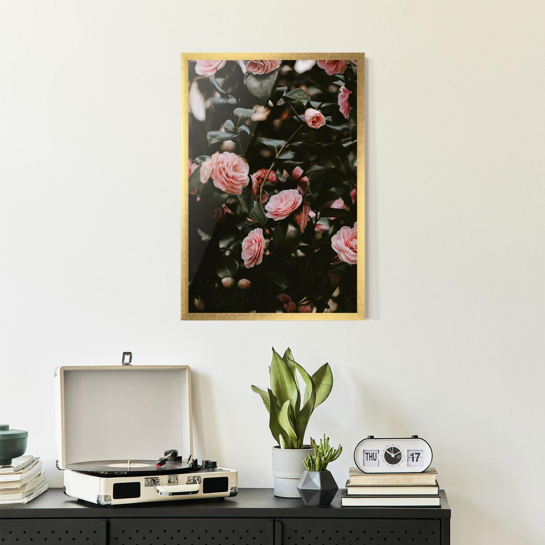 Gerahmte Poster Rose Tree mockup 2