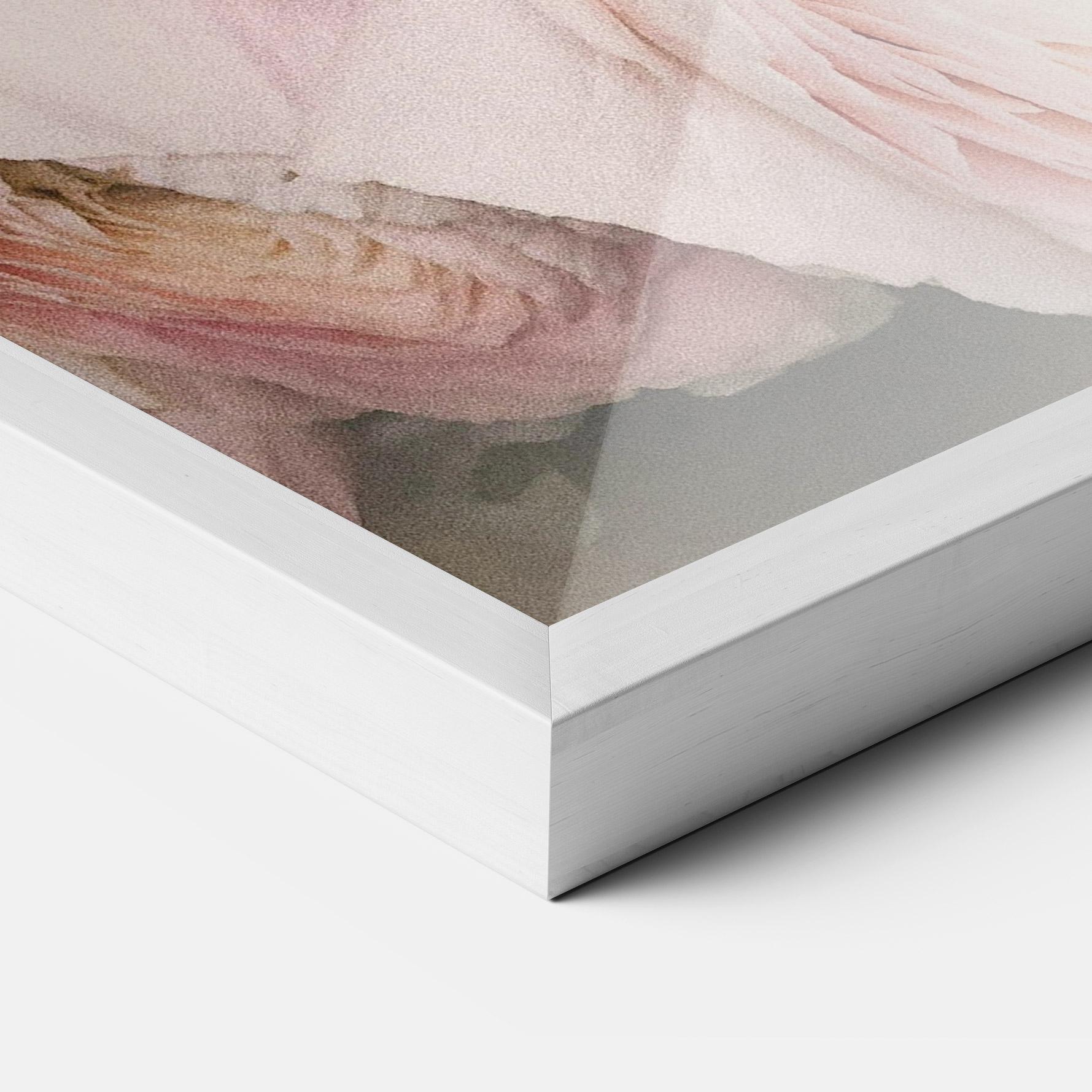 Gerahmte Poster Pink Rose Bouquet mockup 3