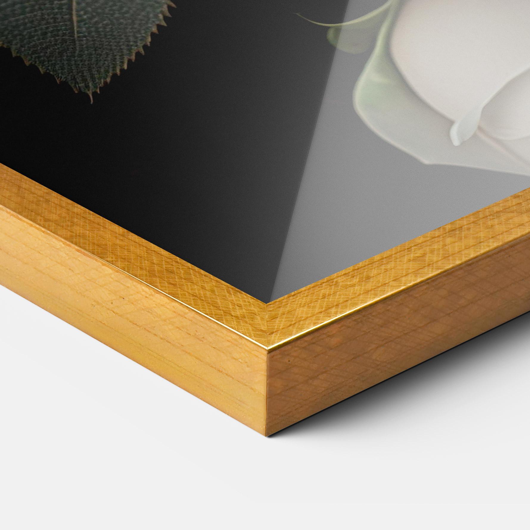 Gerahmte Poster Cream Roses Close Up mockup 3