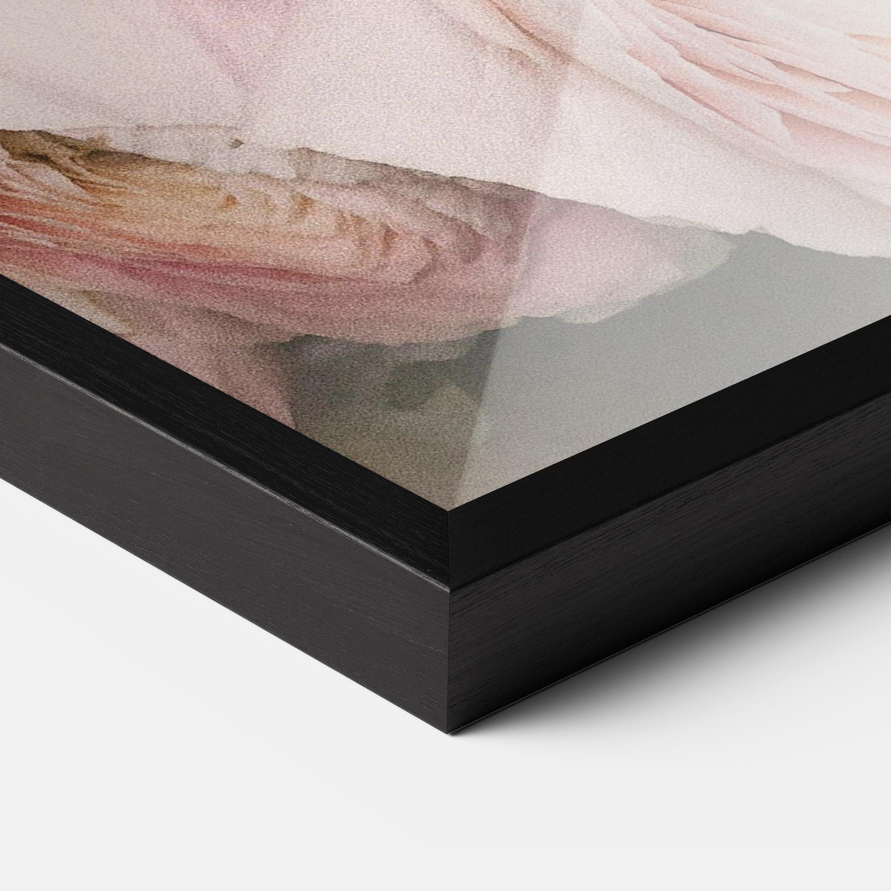 Gerahmte Poster Pink Rose Bouquet mockup 3