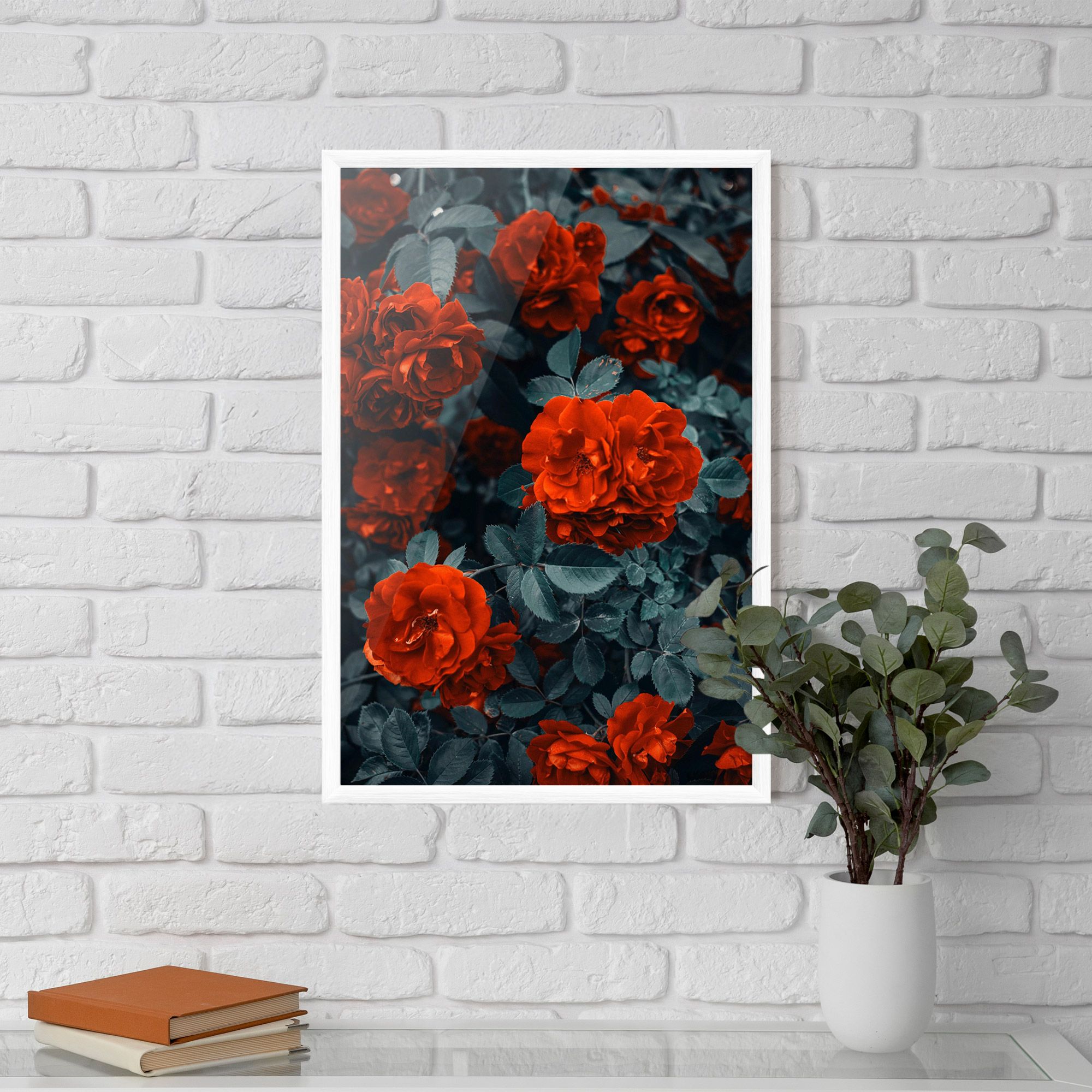 Bright Red Rose mockup 5