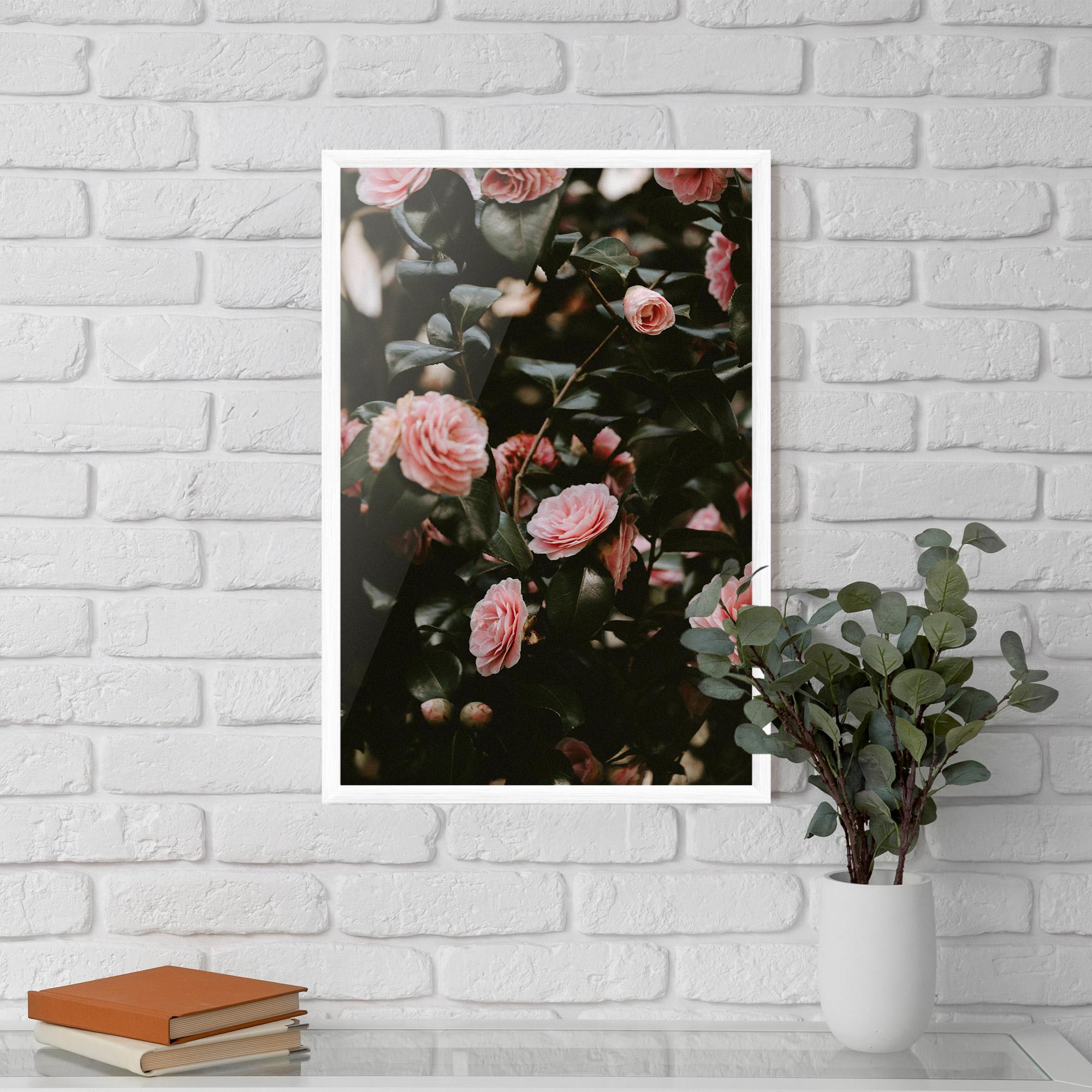 Gerahmte Poster Rose Tree mockup 5