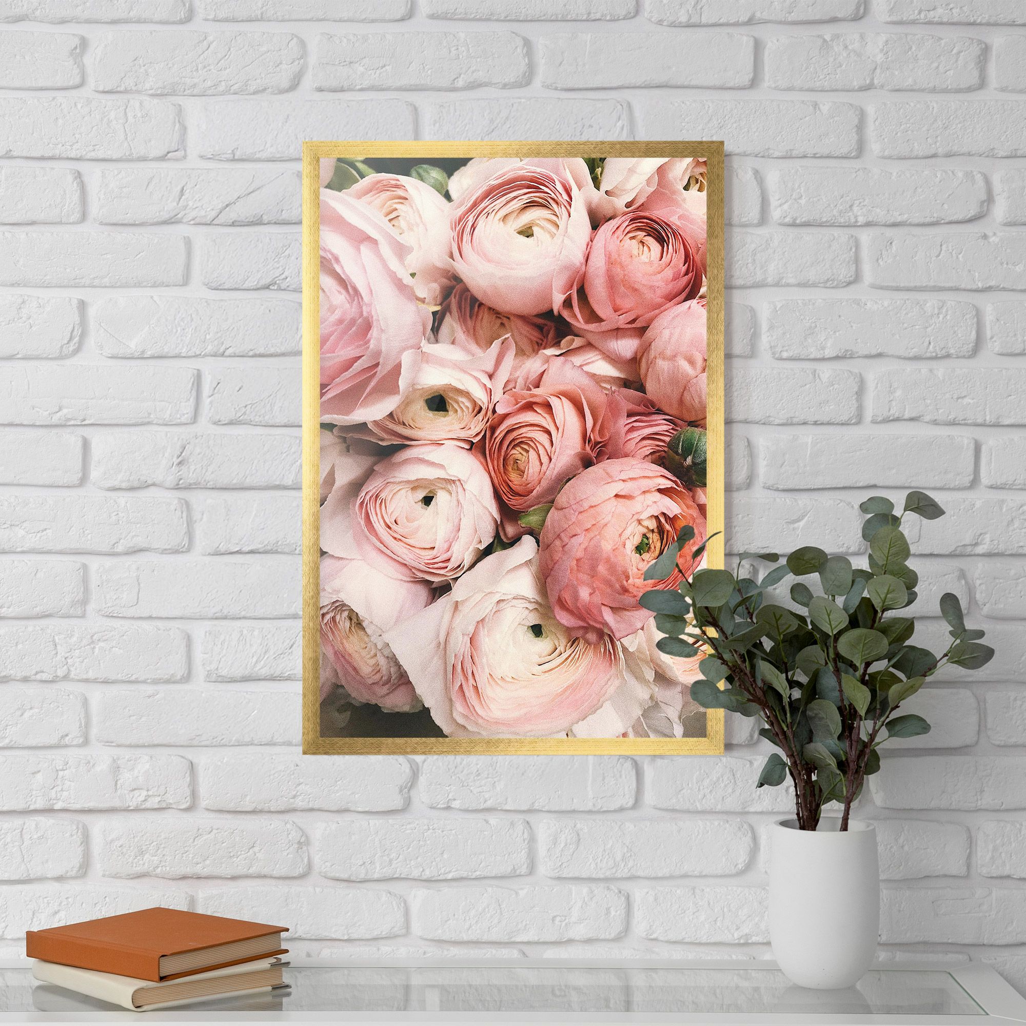 Pink Rose Bouquet mockup 5