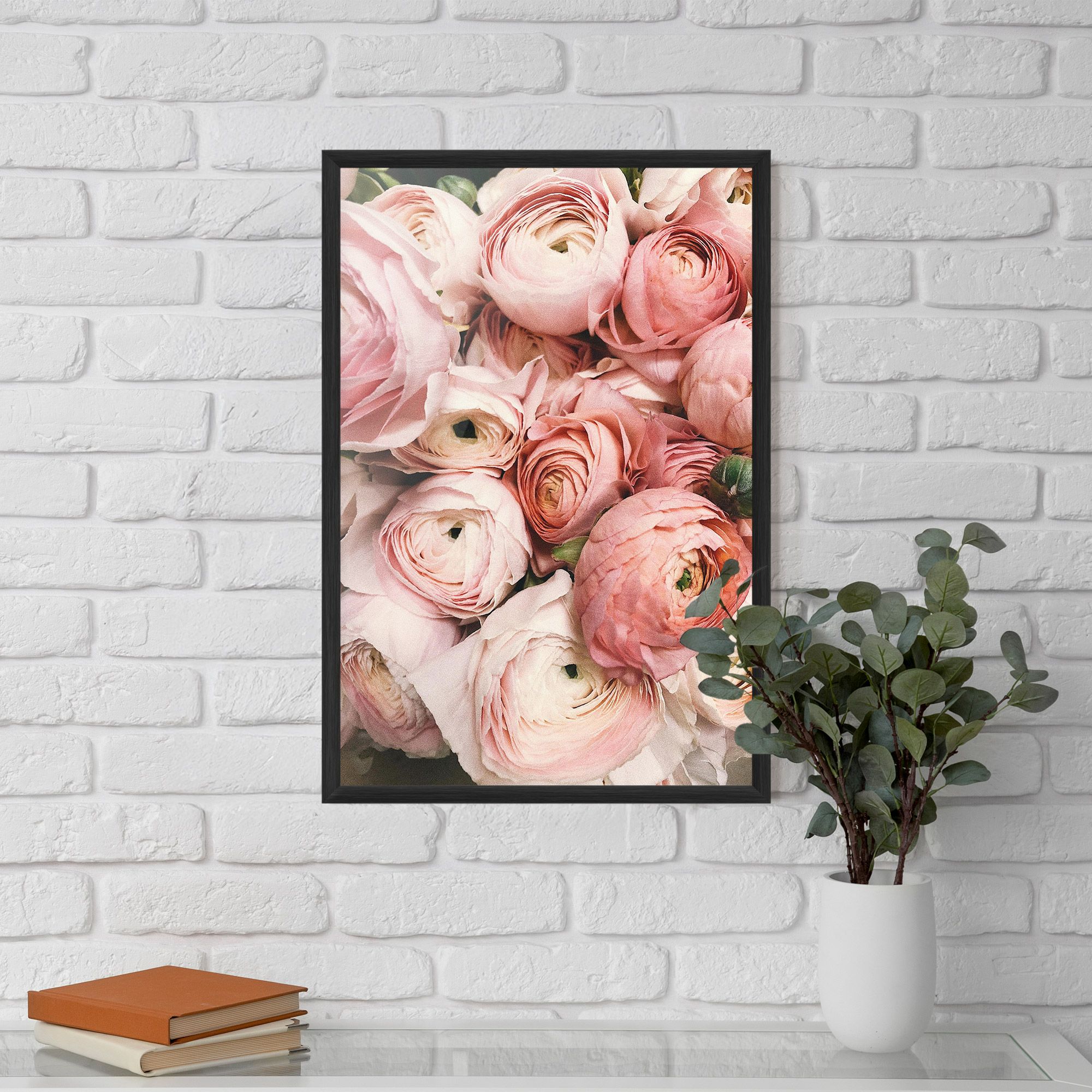 Pink Rose Bouquet mockup 5