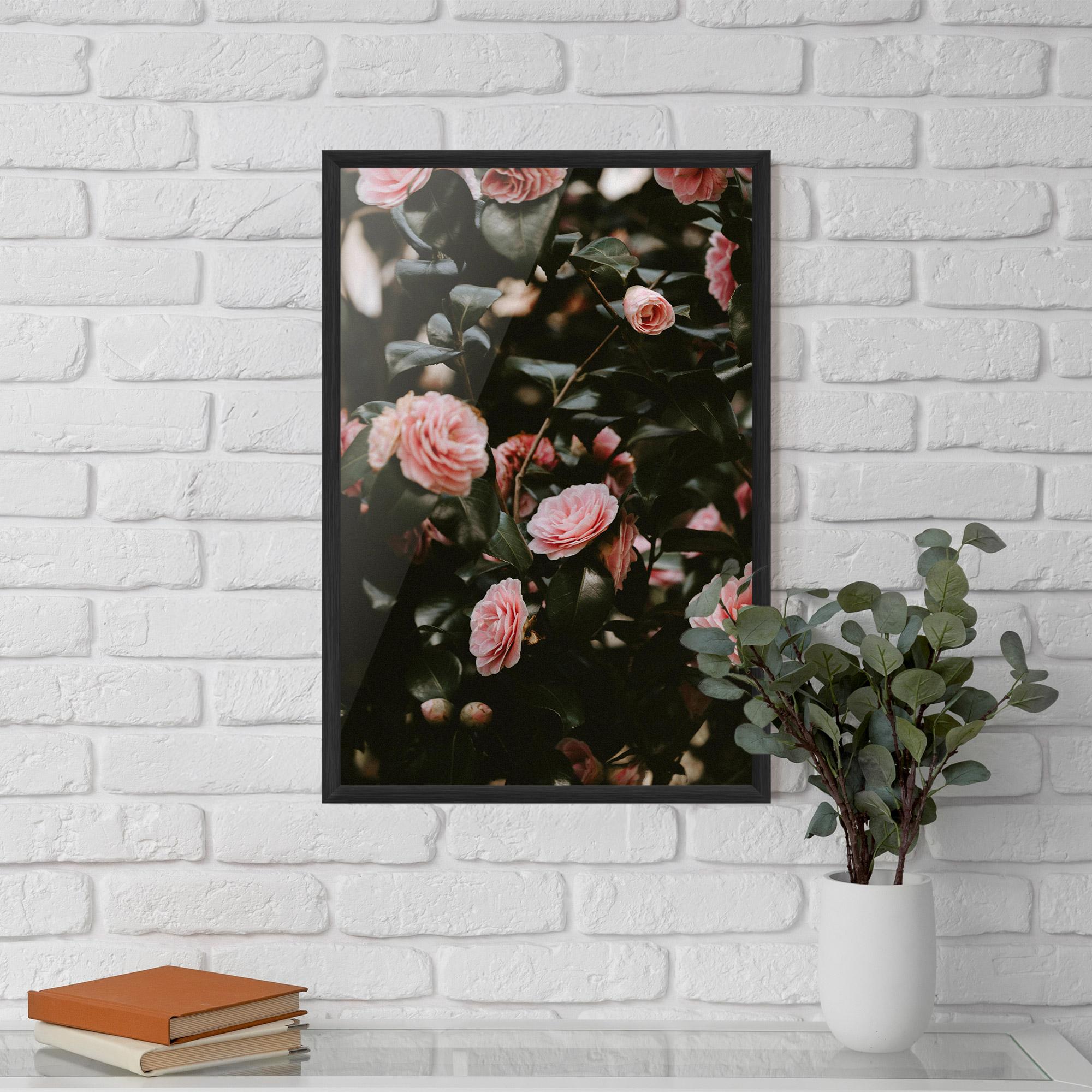 Gerahmte Poster Rose Tree mockup 5