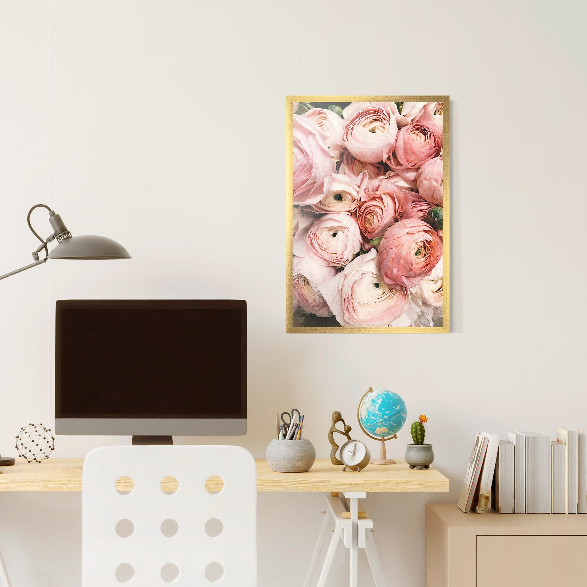 Pink Rose Bouquet mockup 6