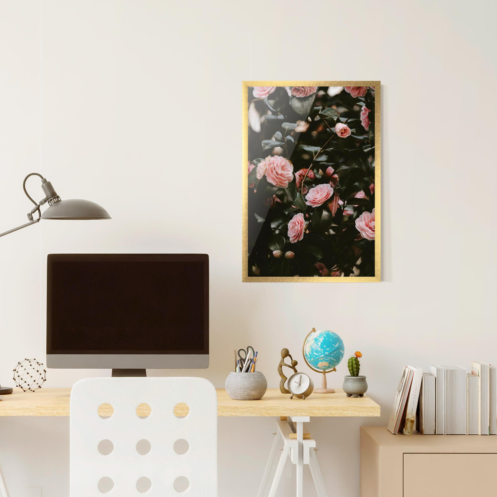 Gerahmte Poster Rose Tree mockup 6