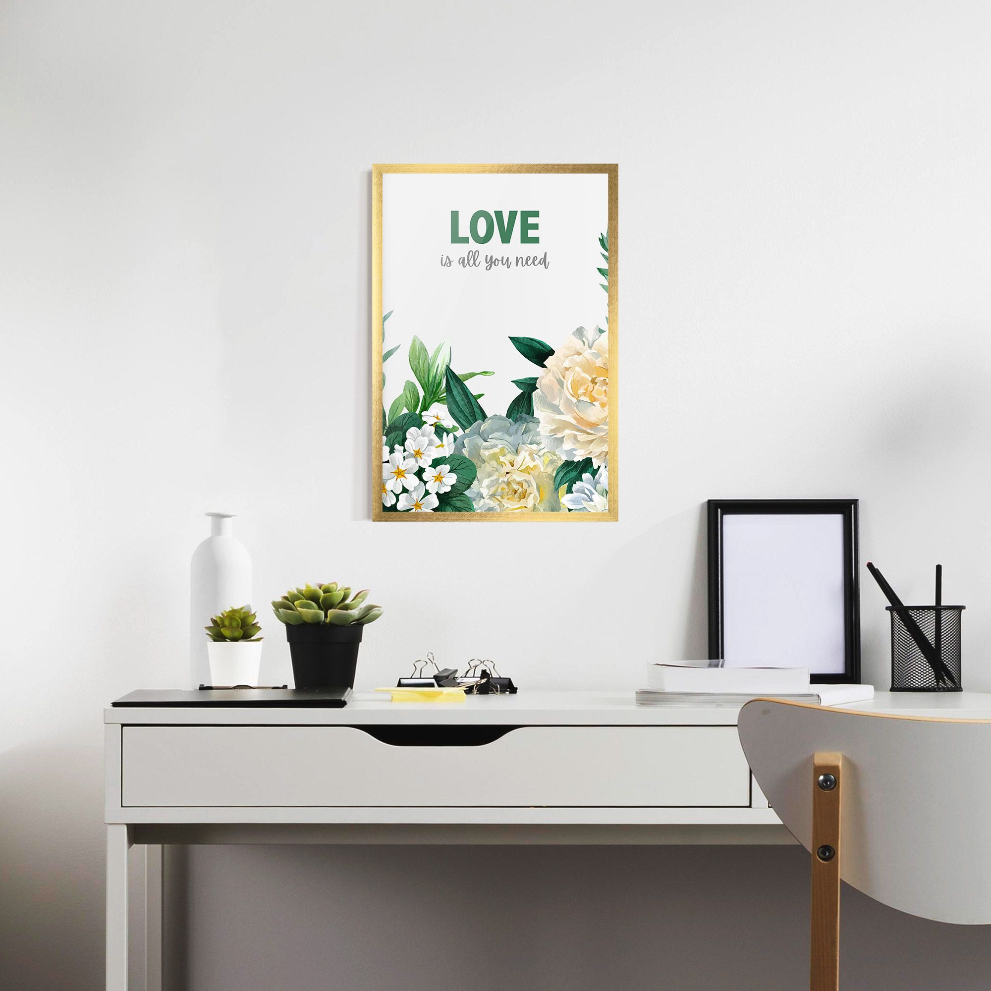 Green Rose Love mockup 7