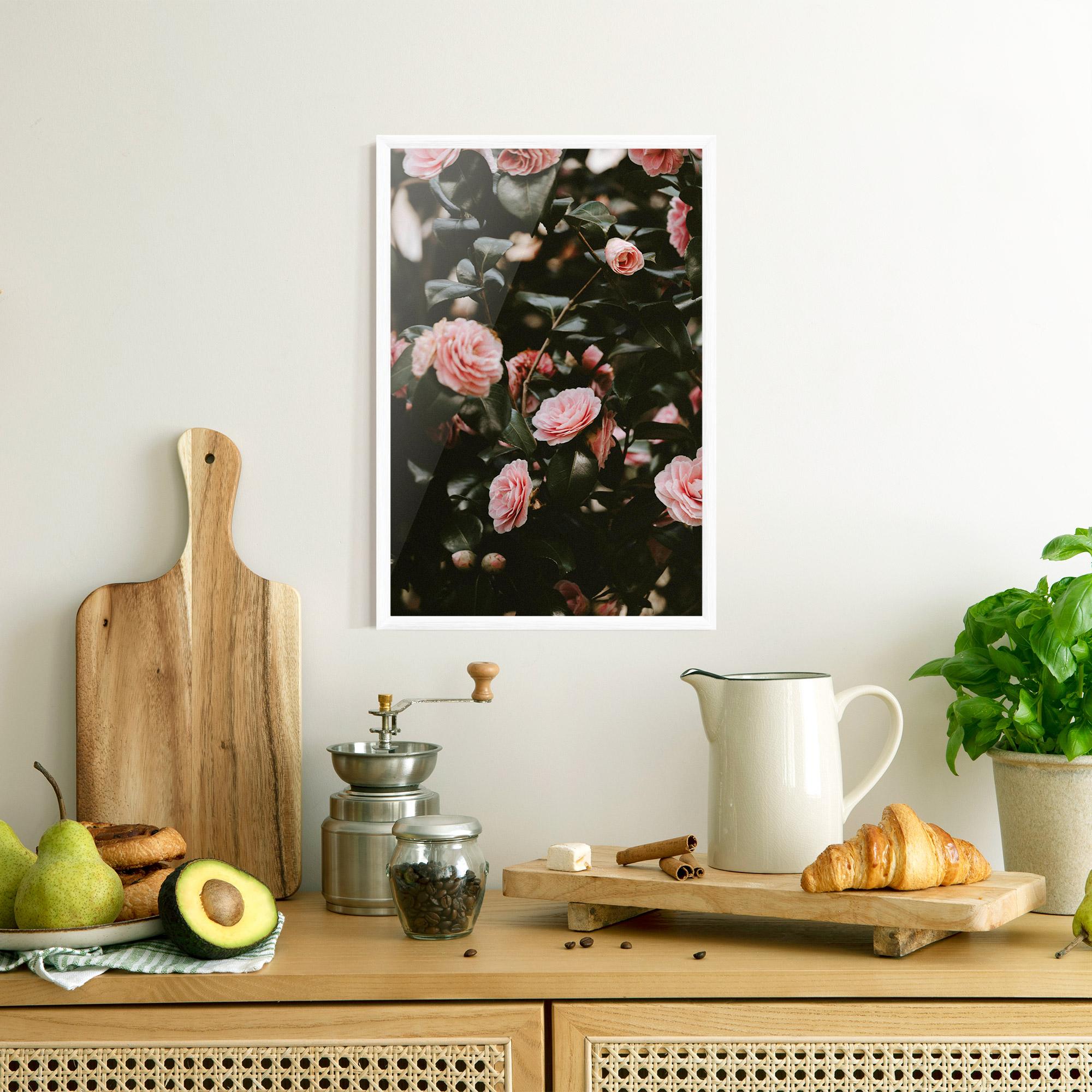 Gerahmte Poster Rose Tree mockup 8