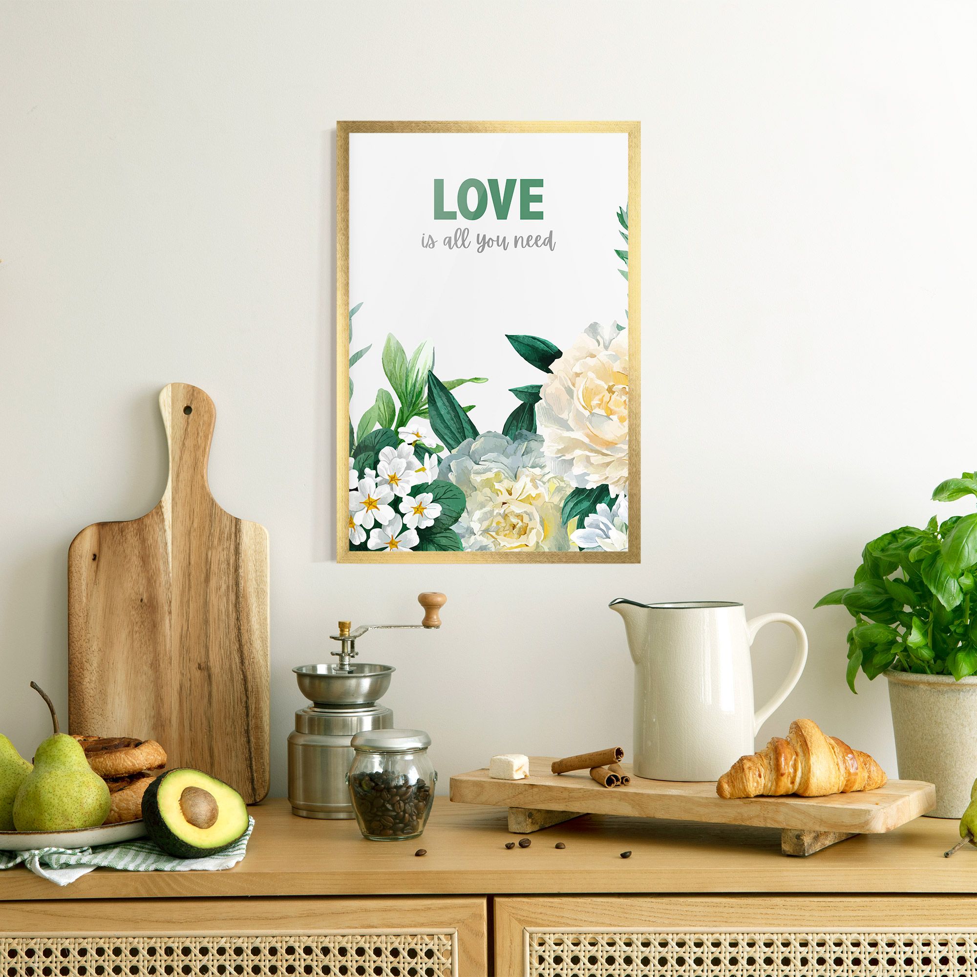 Green Rose Love mockup 8