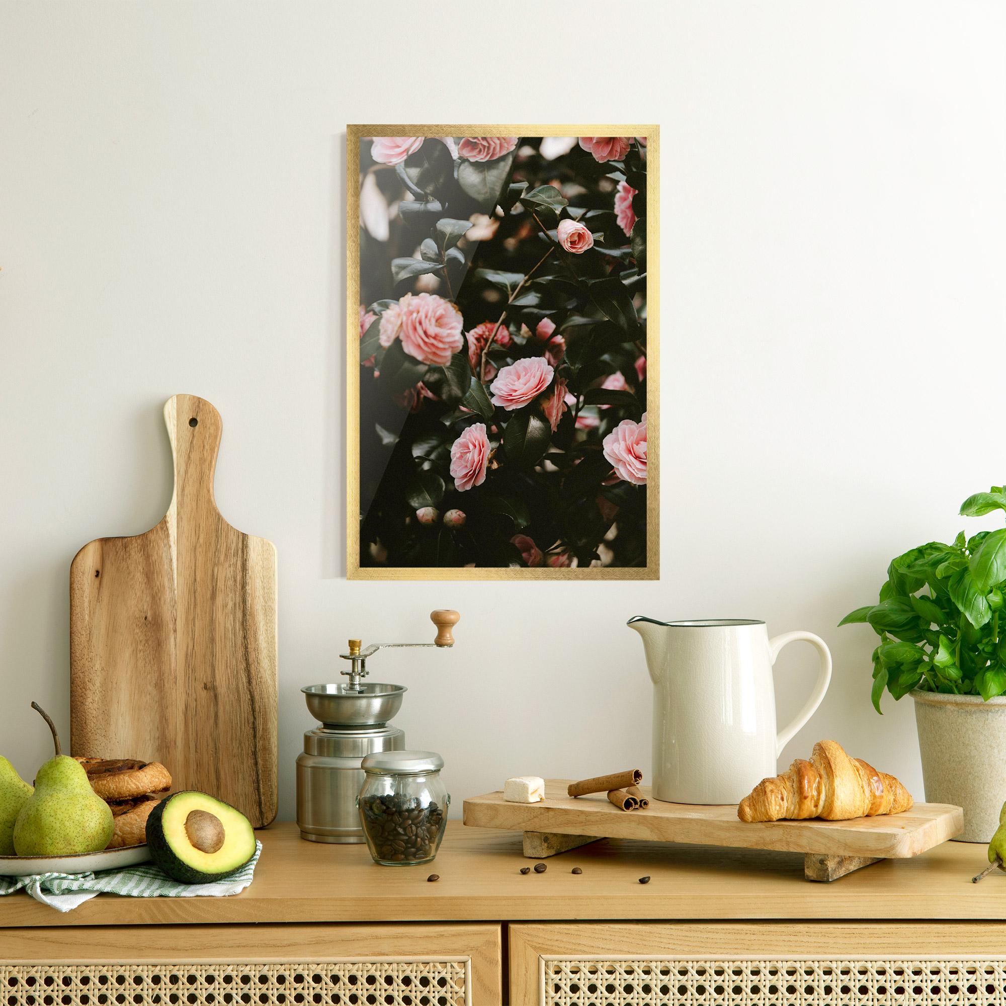 Gerahmte Poster Rose Tree mockup 8