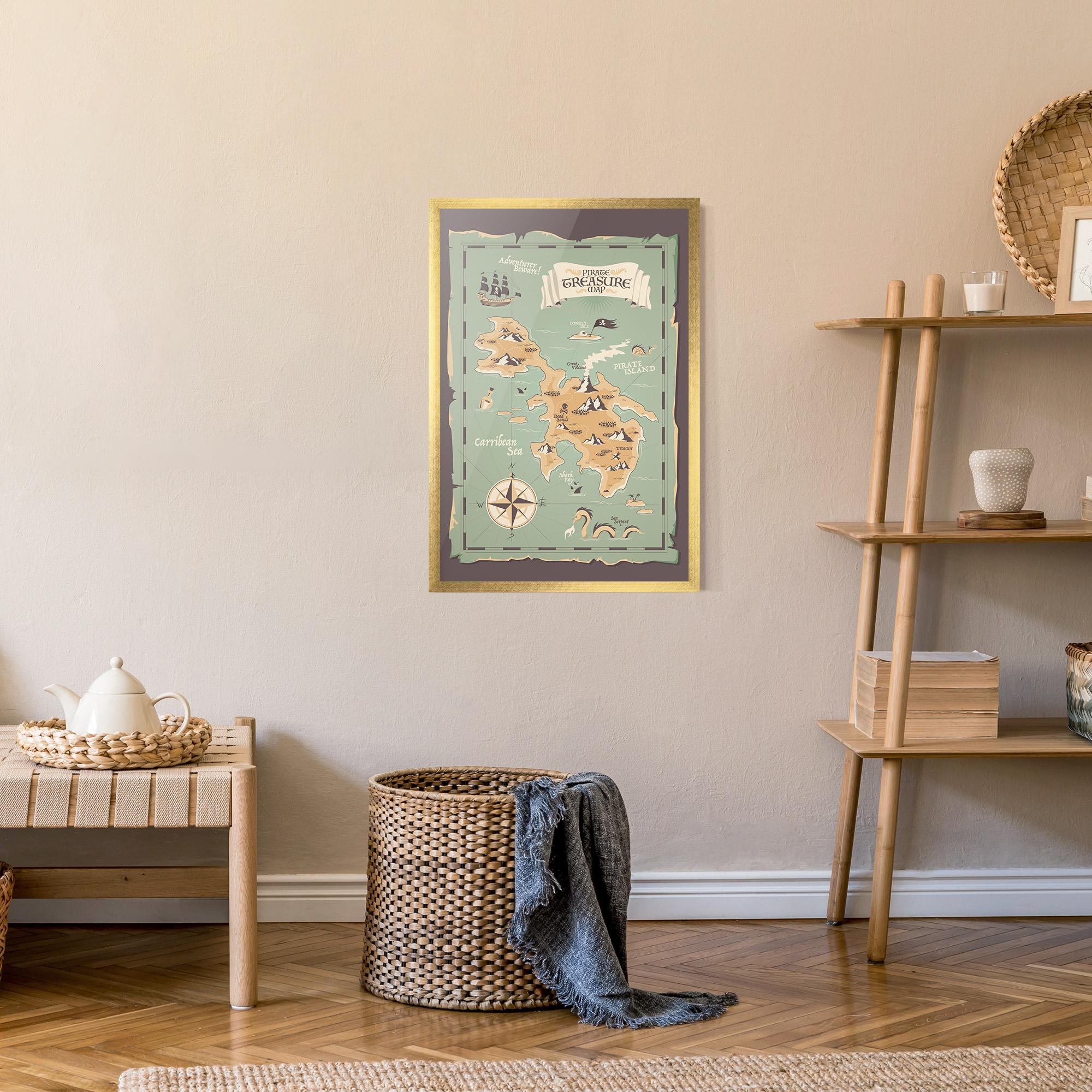 Gerahmte Poster Adventurer Beware mockup 9