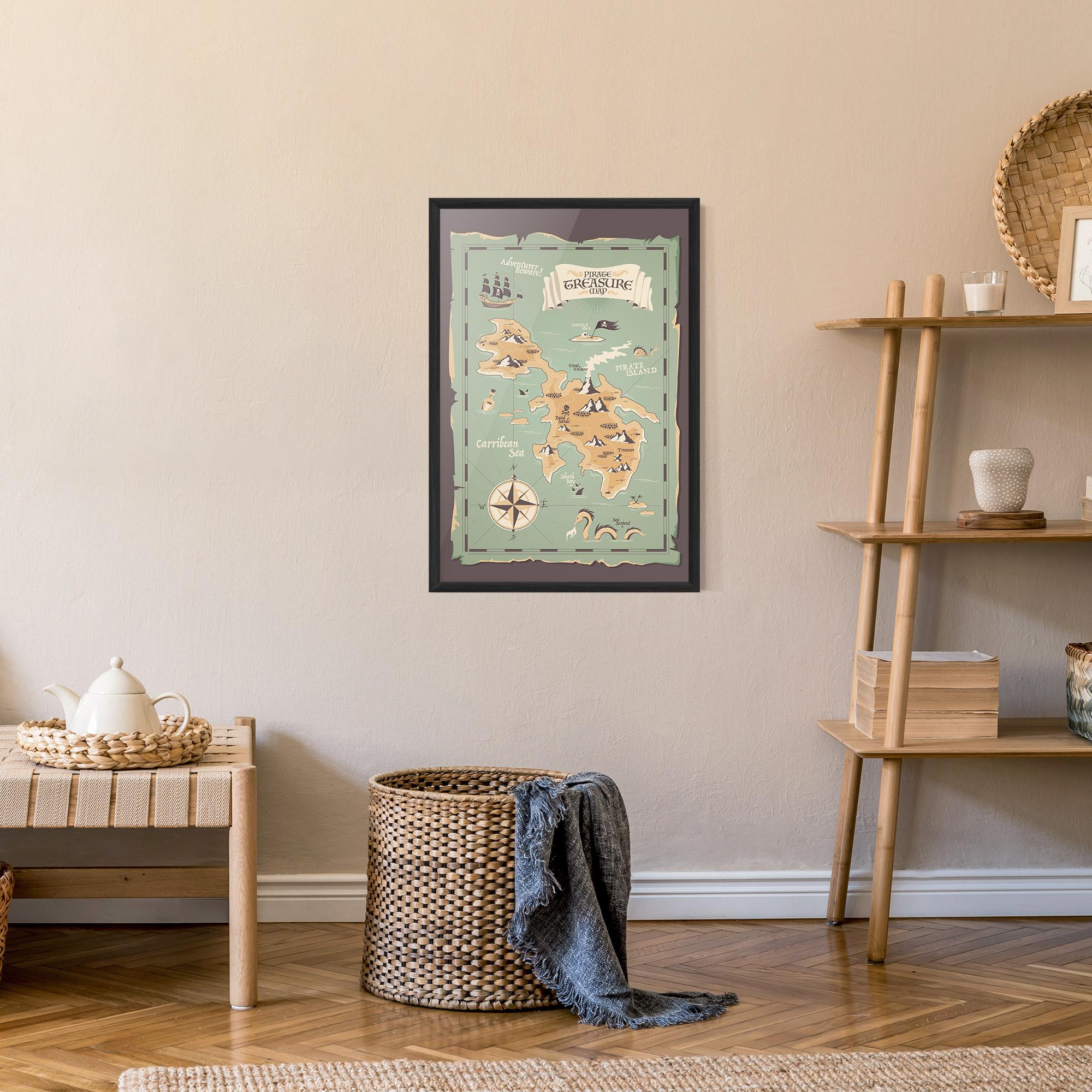 Gerahmte Poster Adventurer Beware mockup 9