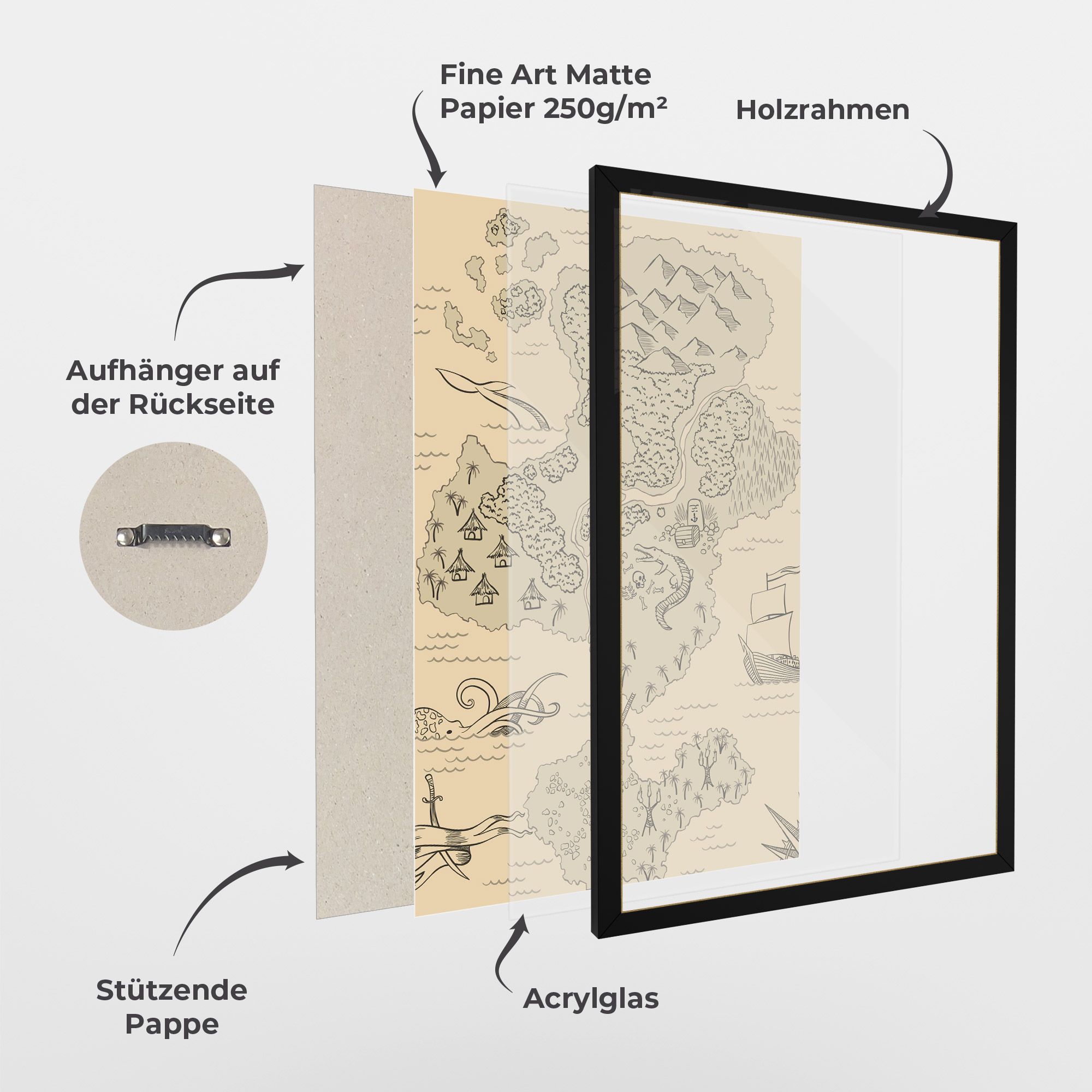 Island Old Map mockup 1