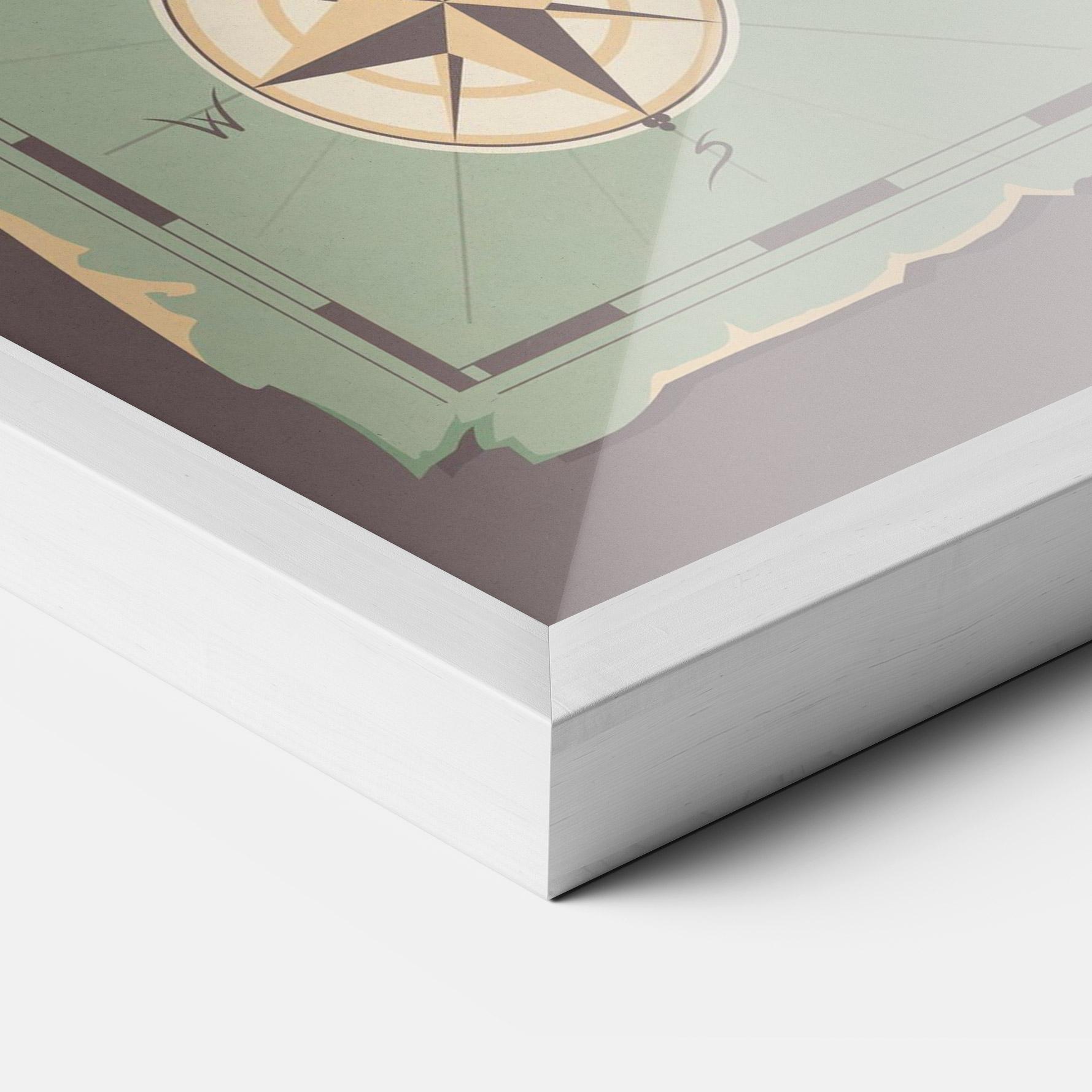 Gerahmte Poster Adventurer Beware mockup 3