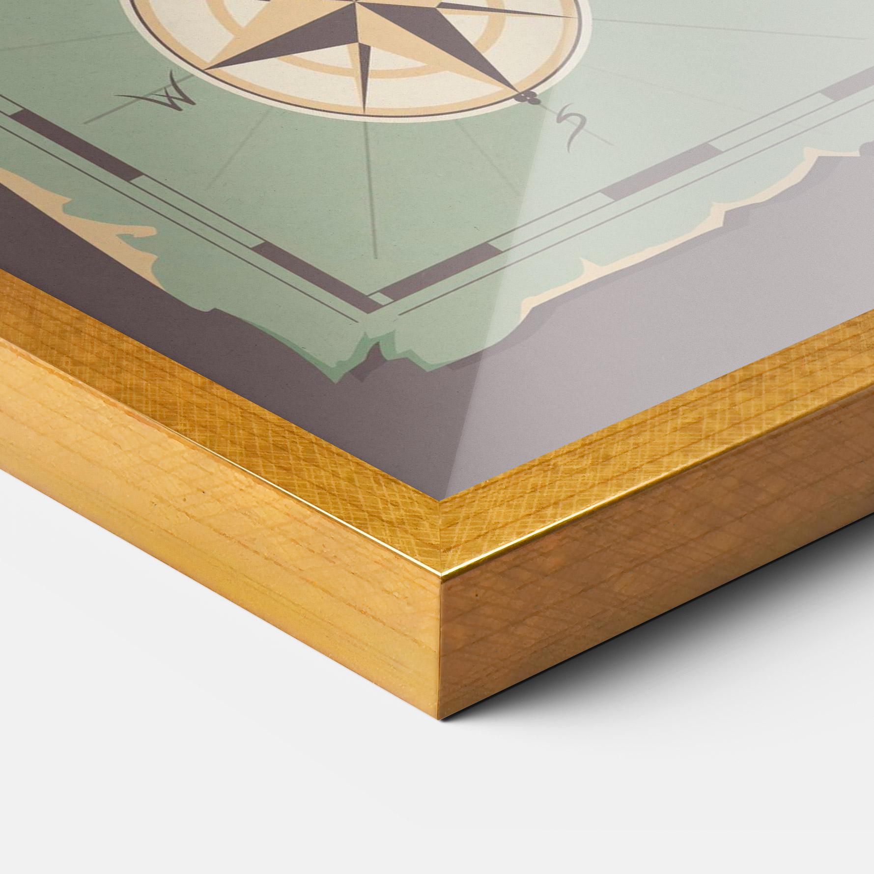 Gerahmte Poster Adventurer Beware mockup 3