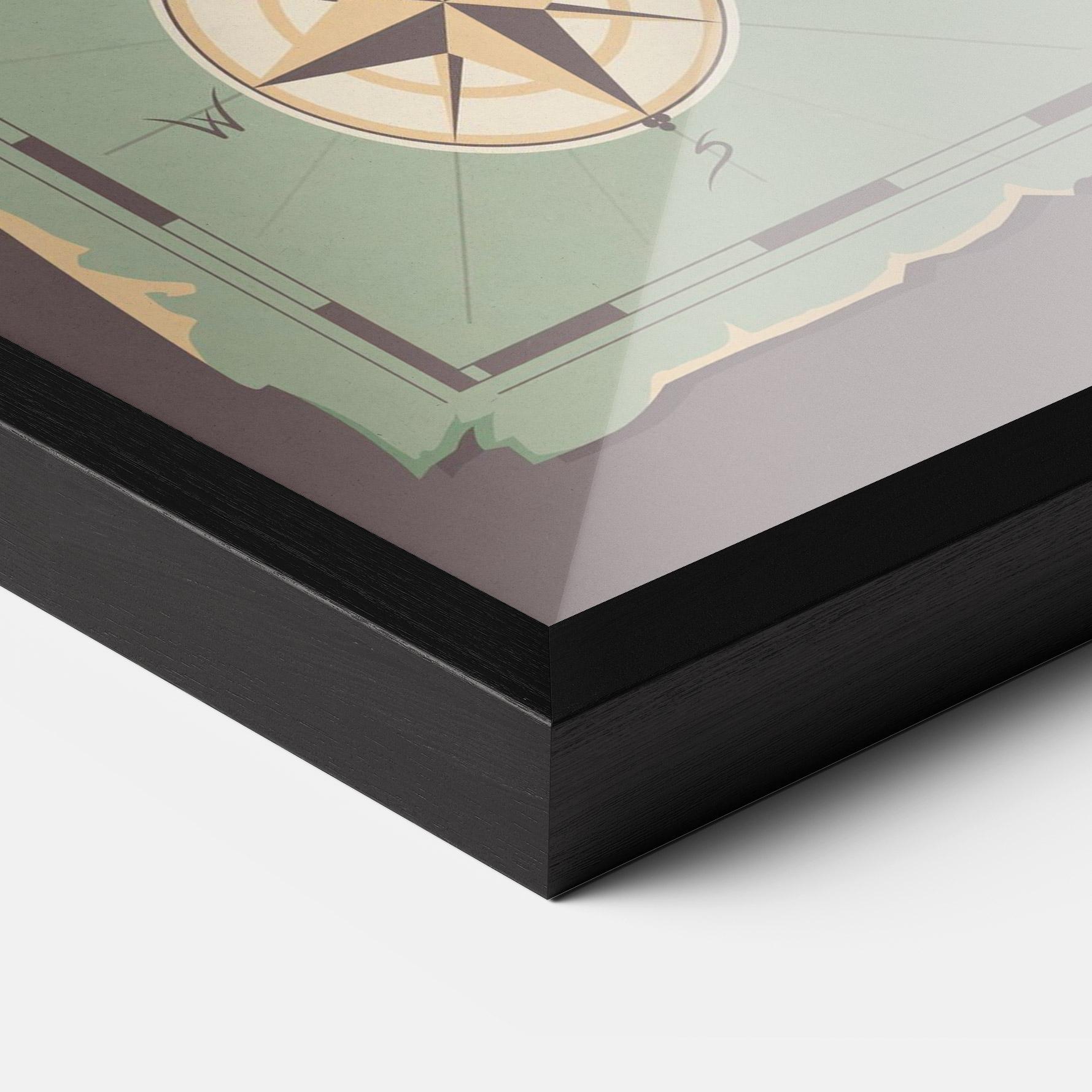 Gerahmte Poster Adventurer Beware mockup 3