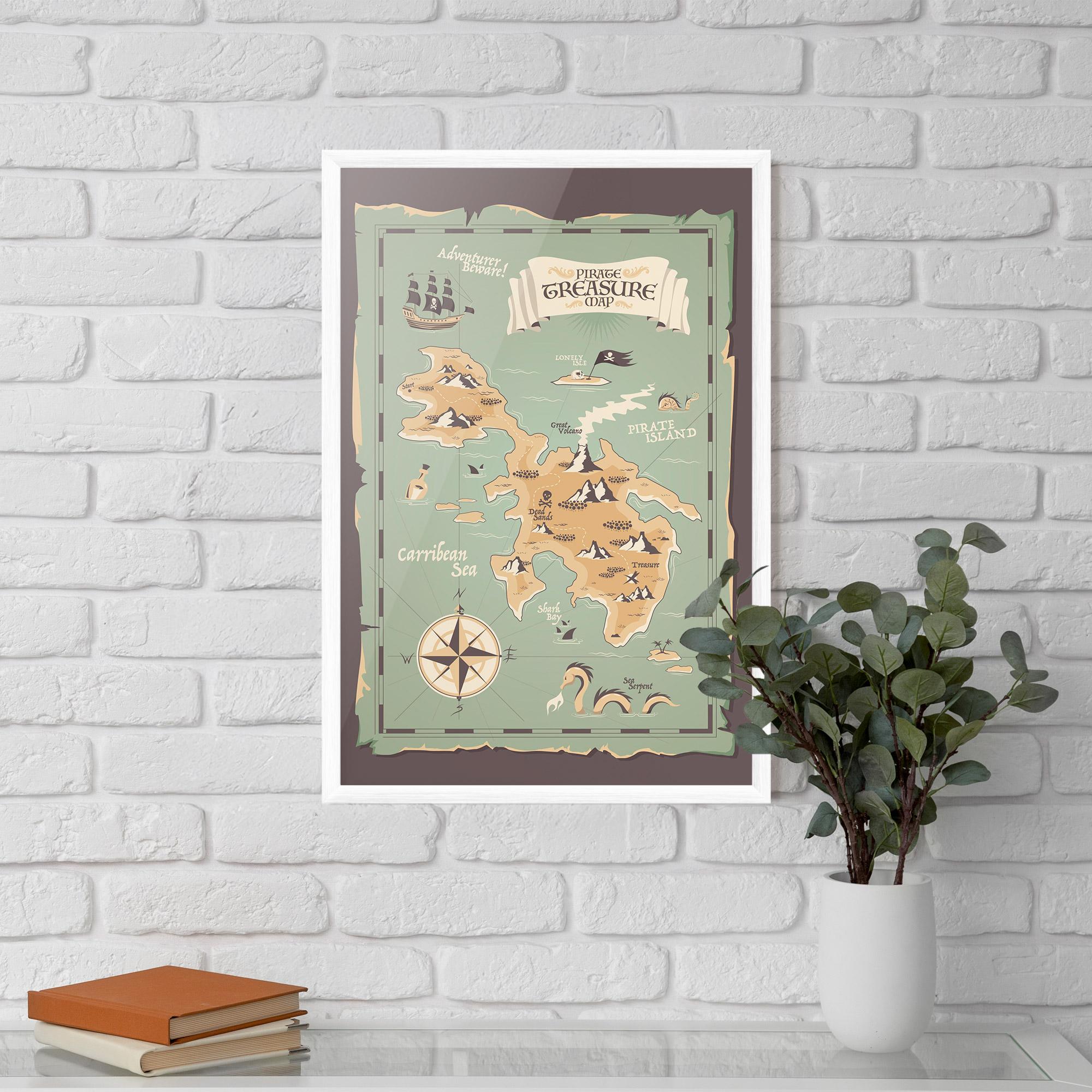 Gerahmte Poster Adventurer Beware mockup 5