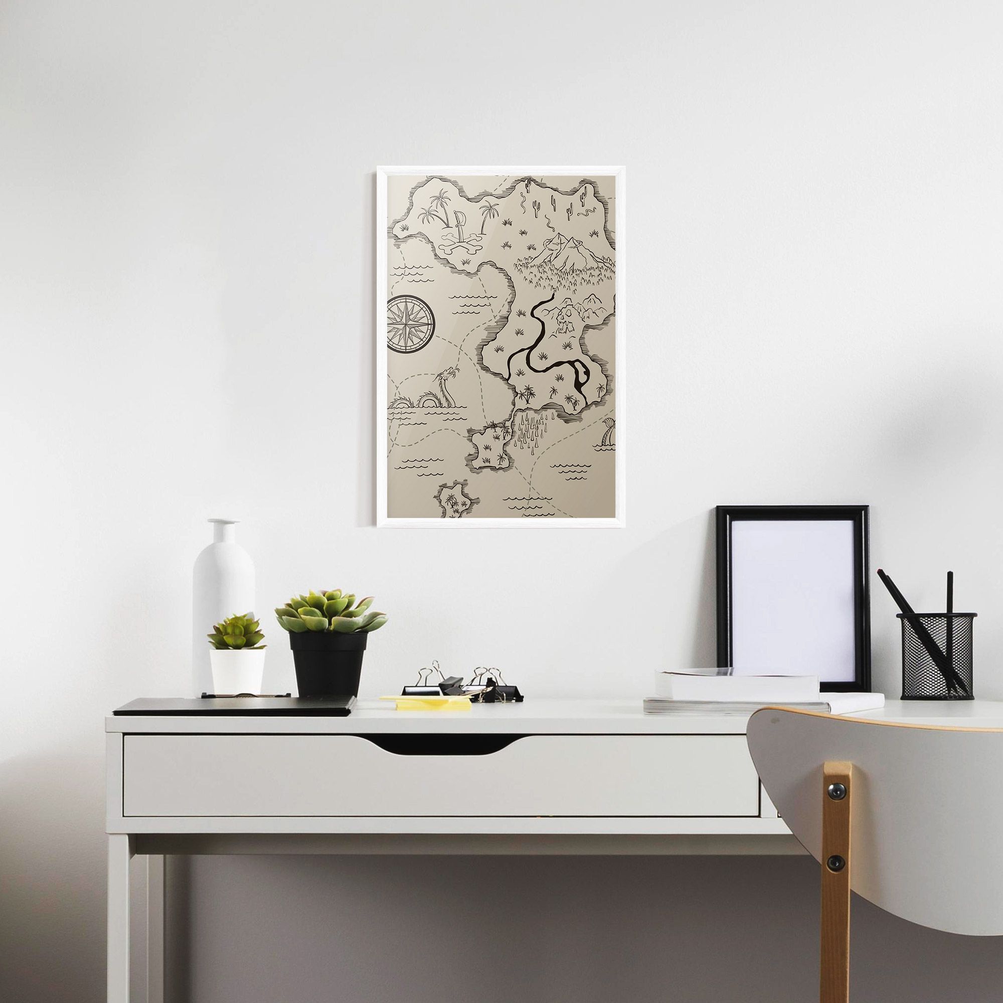 Cream Island Map mockup 7