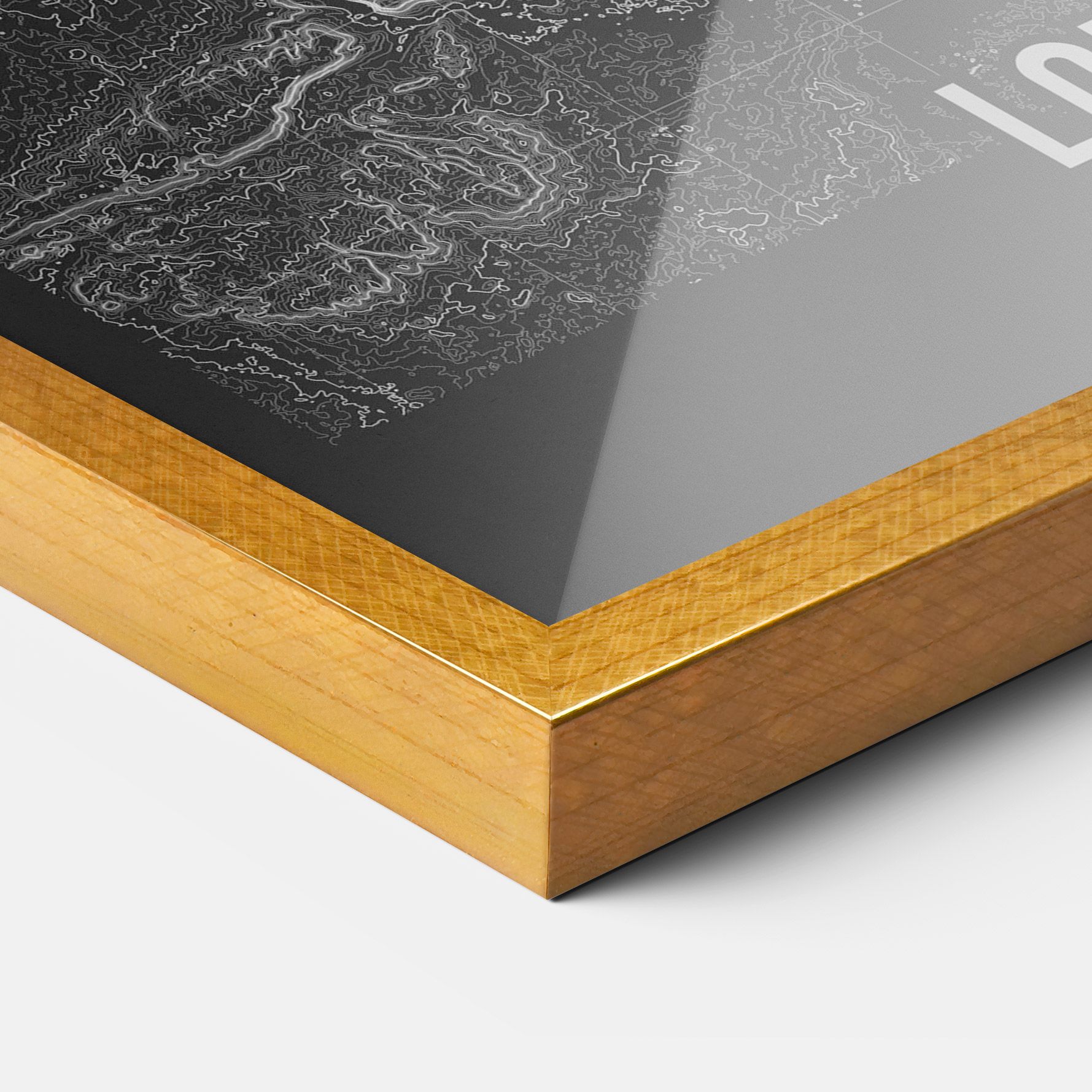 London Grey Map mockup 3