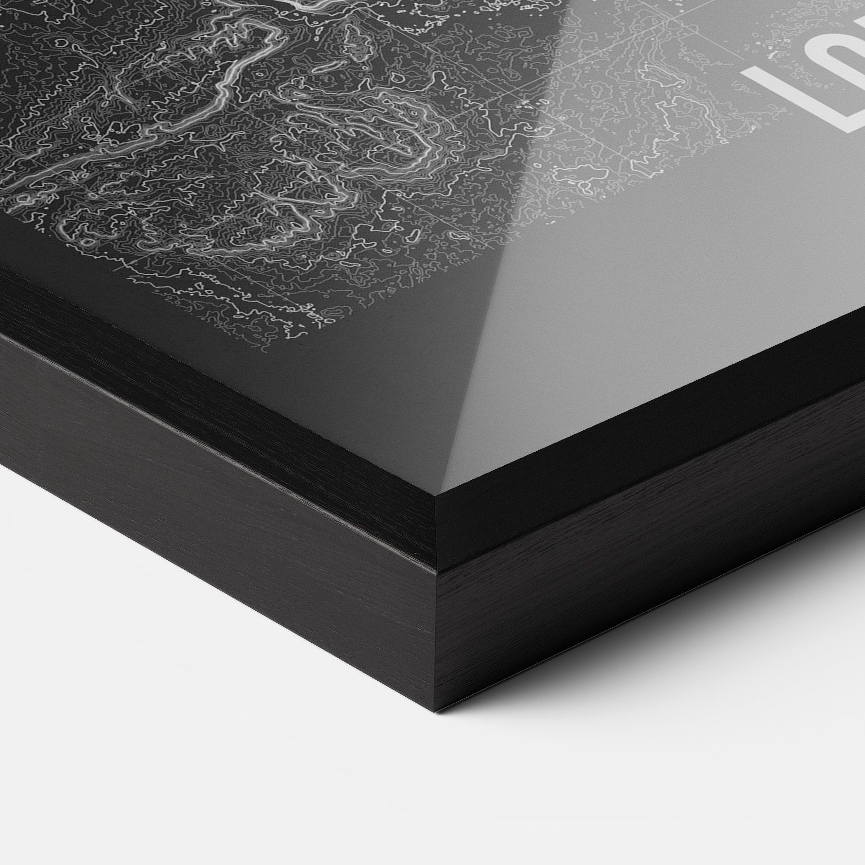 London Grey Map mockup 3