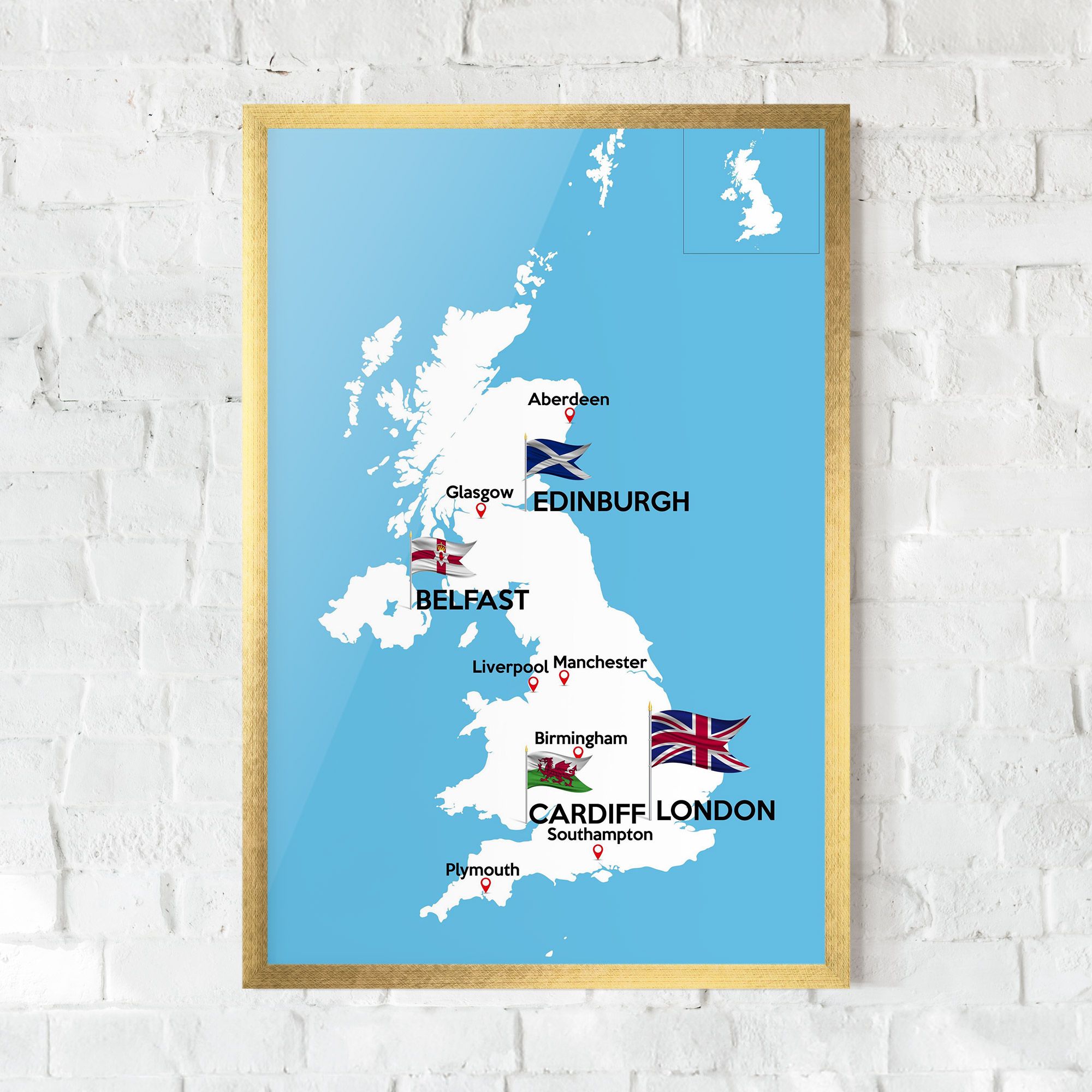 England Map mockup 0