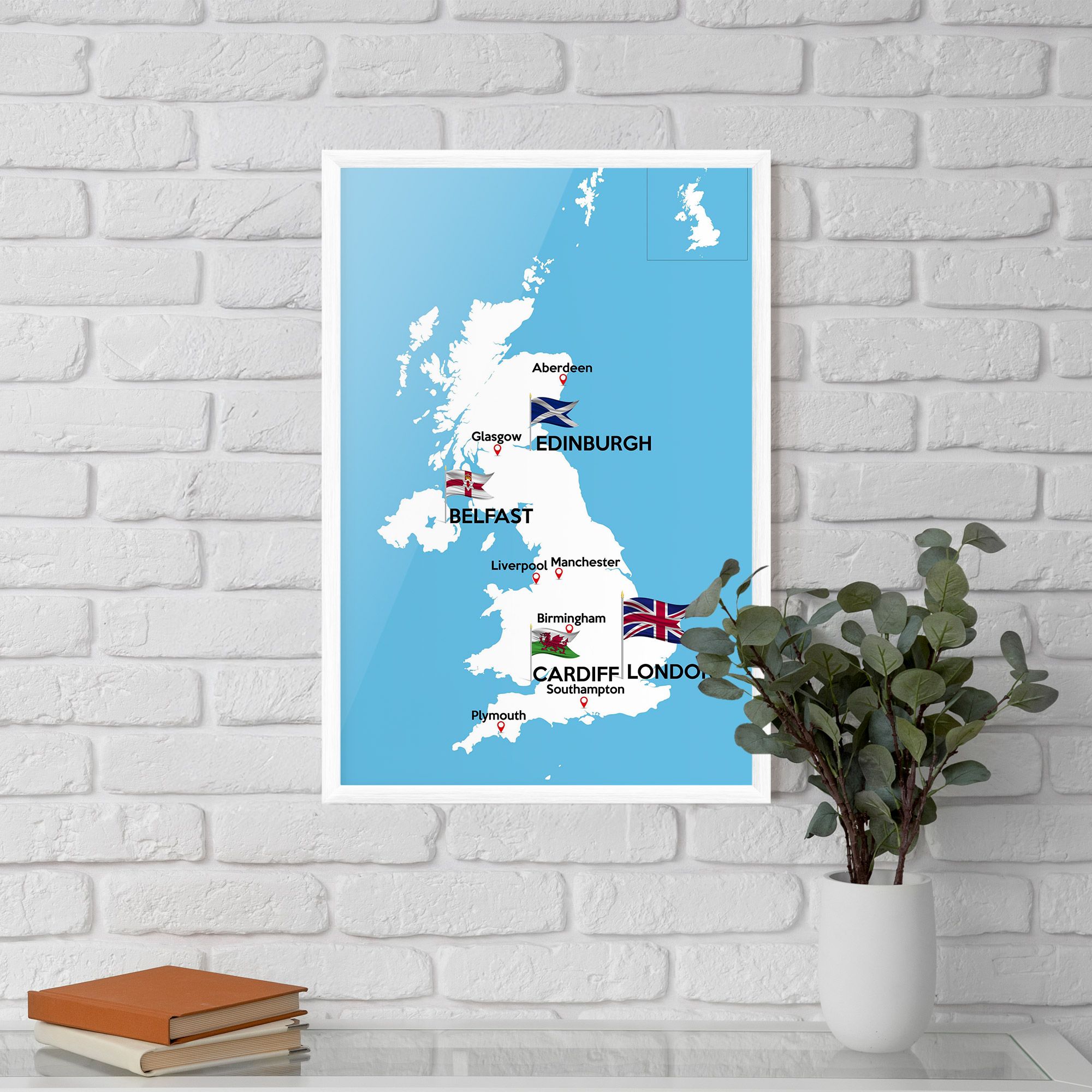 England Map mockup 5