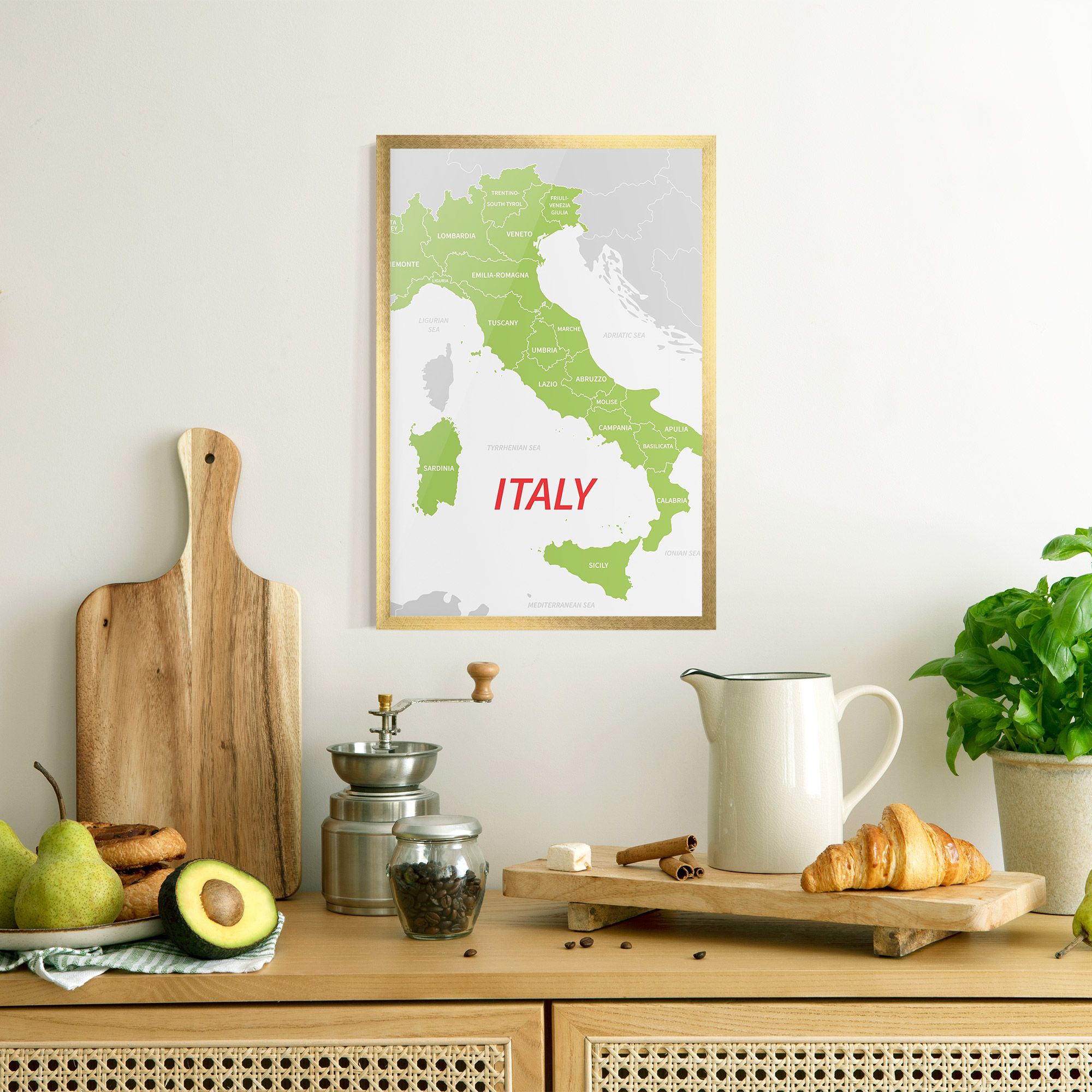 Italy Green Map mockup 8