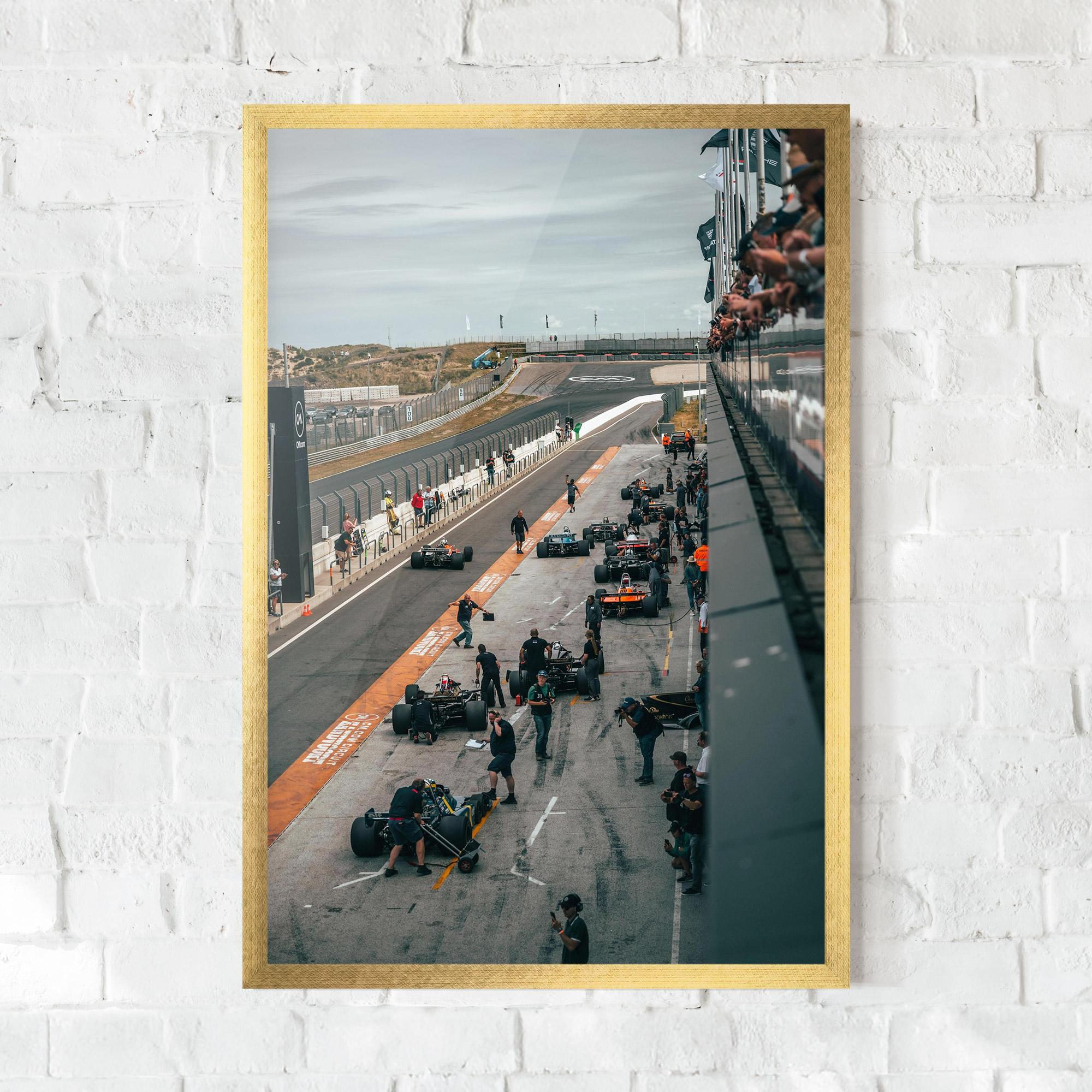 Gerahmte Poster Fromula 1 Cars mockup 0