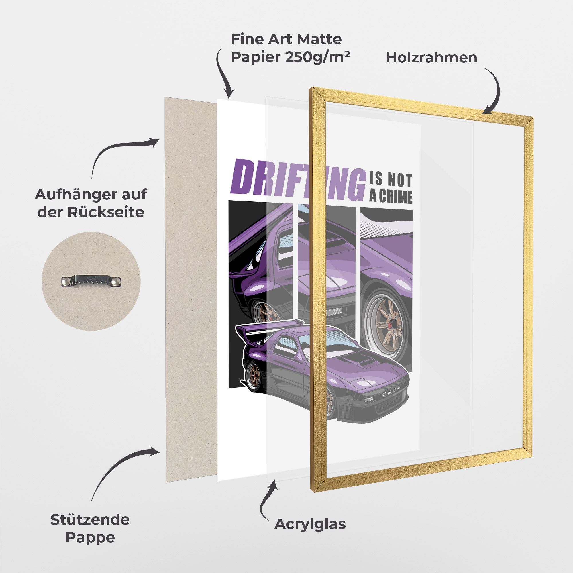 Drift Purple Car mockup 1