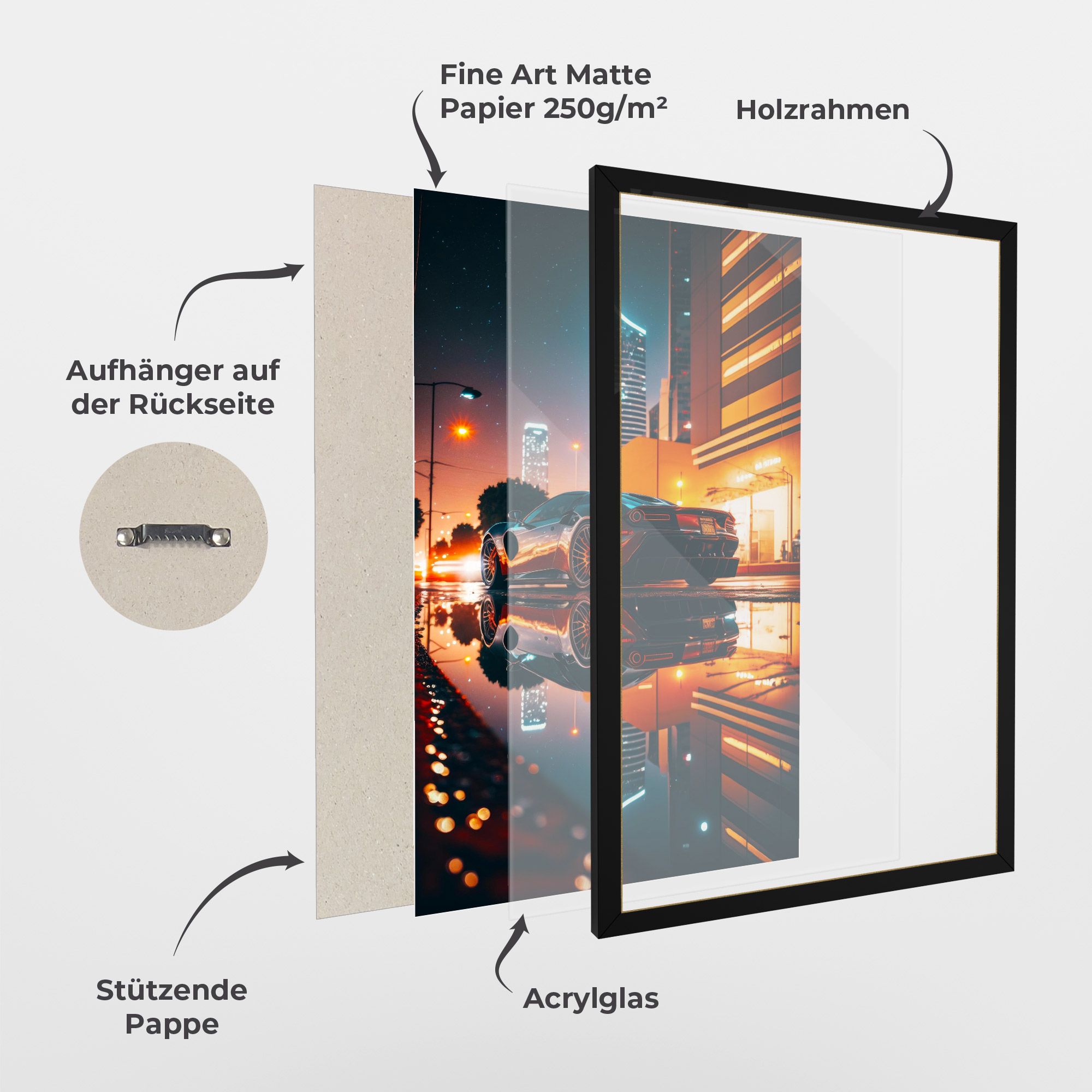 Rainy Sport Car mockup 1