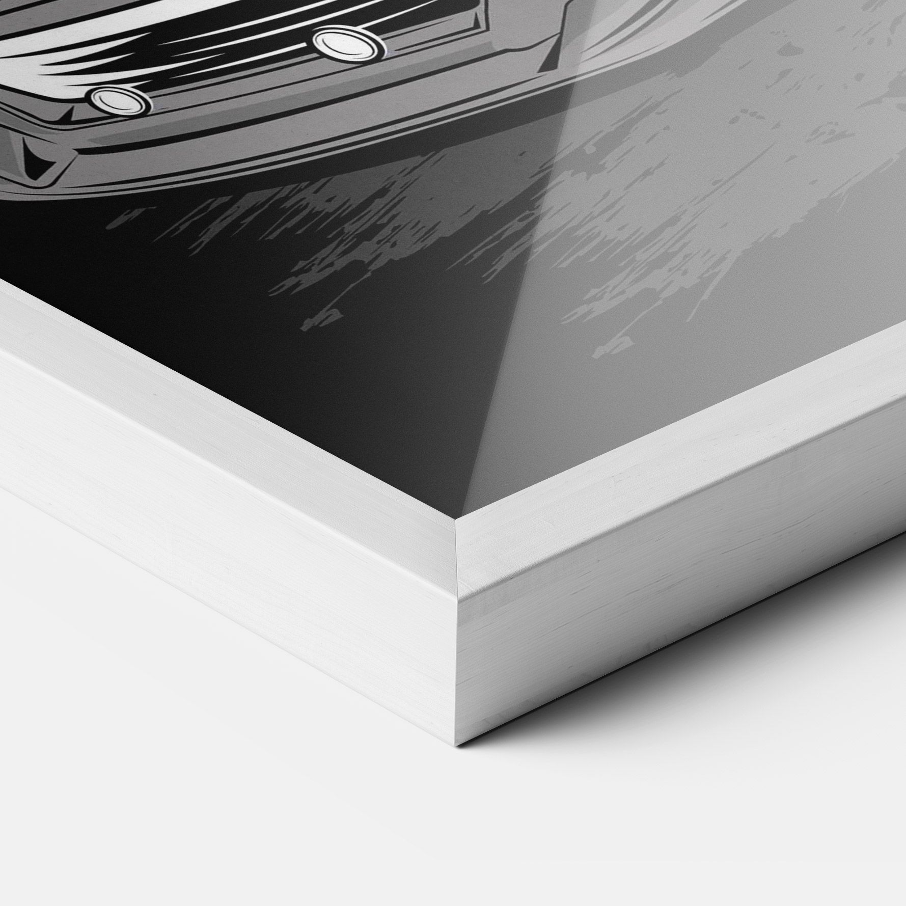 Grey Cool Car mockup 3