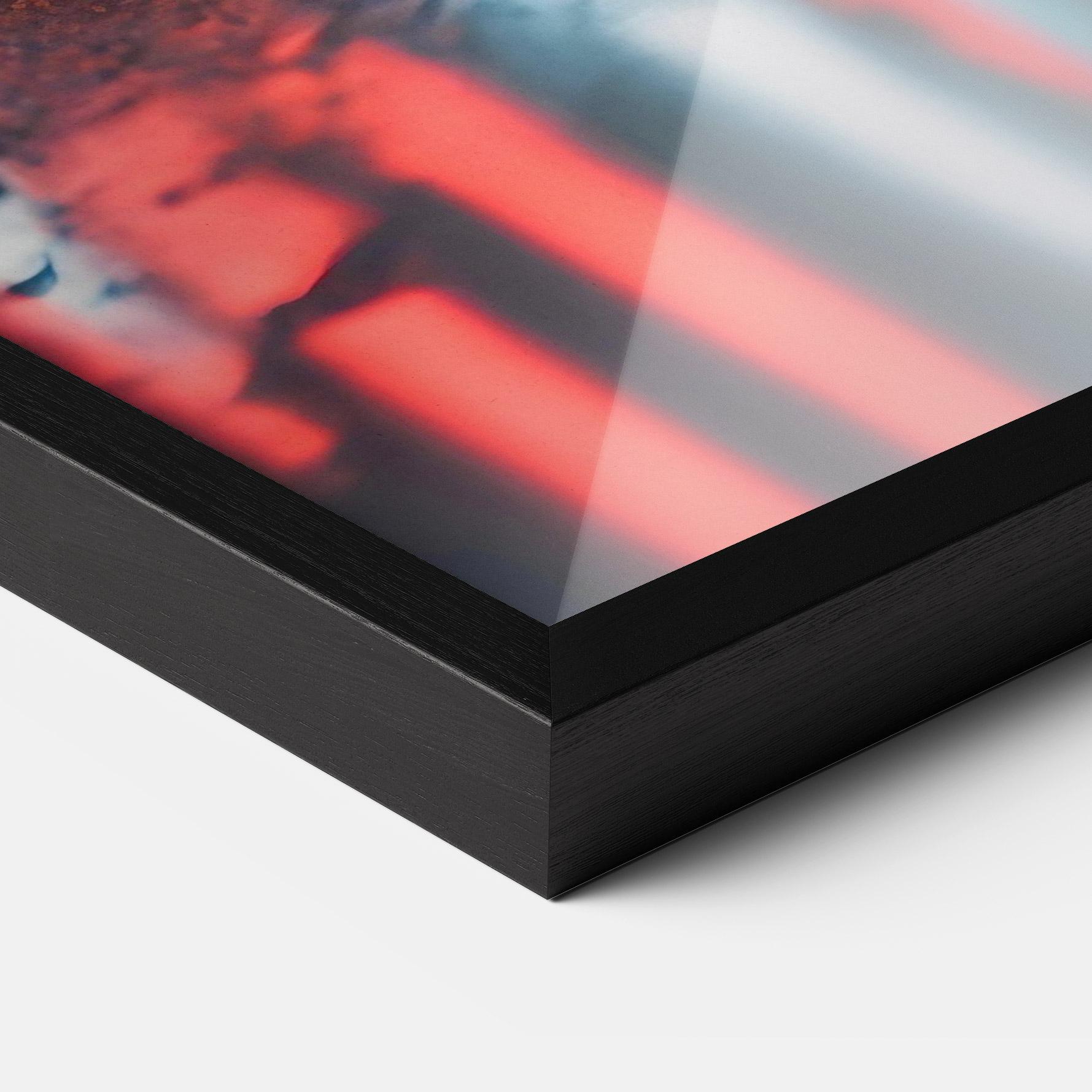 Gerahmte Poster Orange Super Car mockup 3