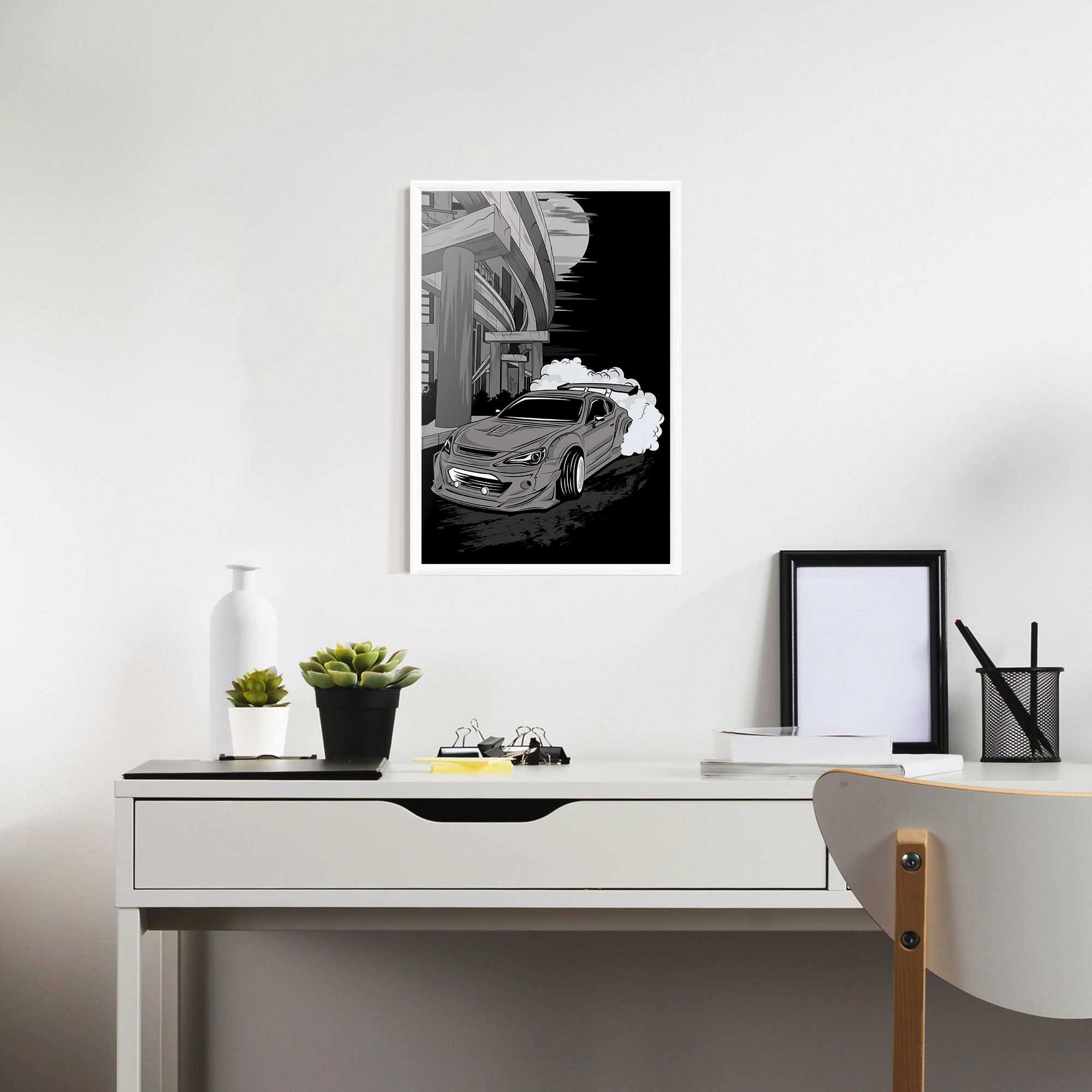 Grey Cool Car mockup 7