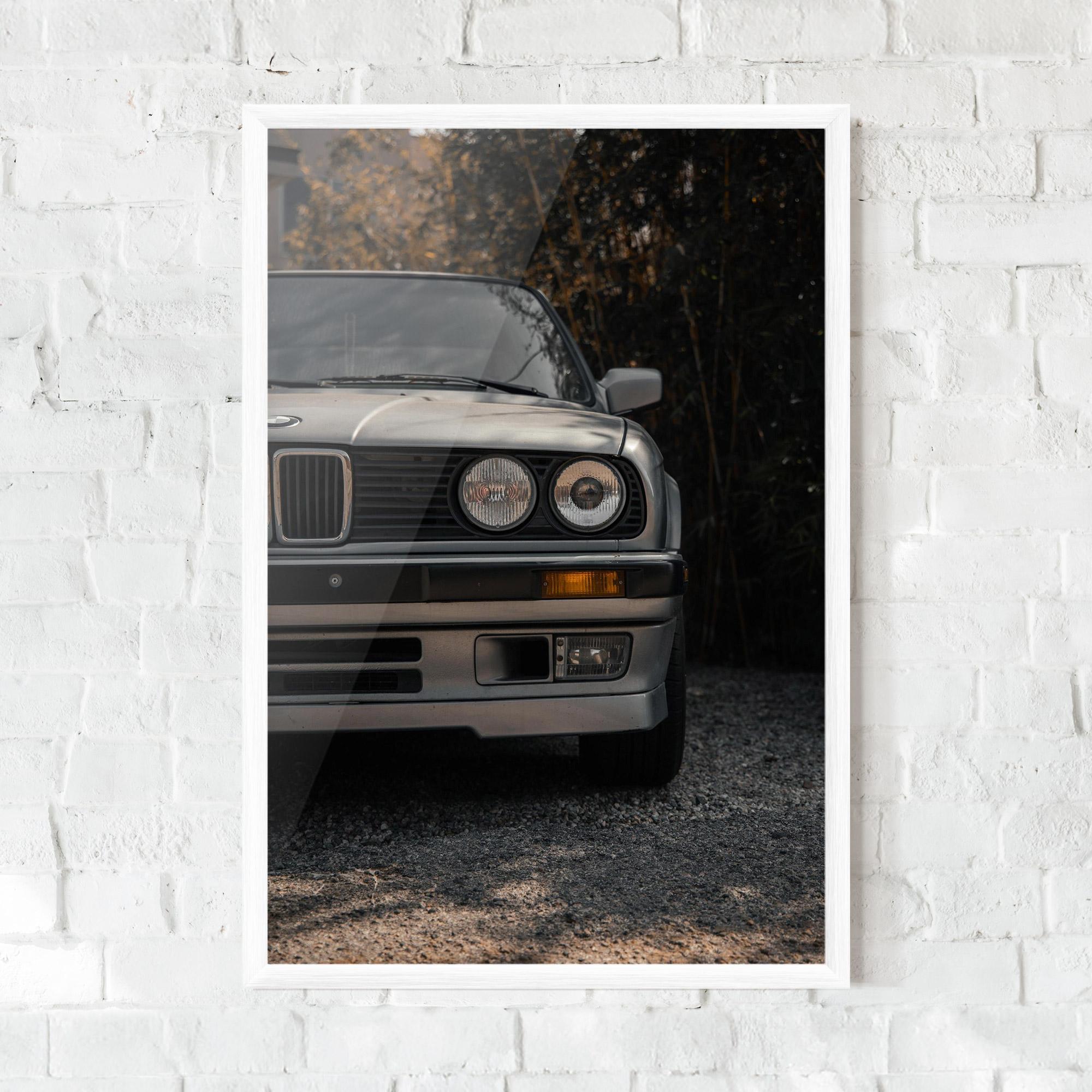 Gerahmte Poster Old Bmw Car mockup 0