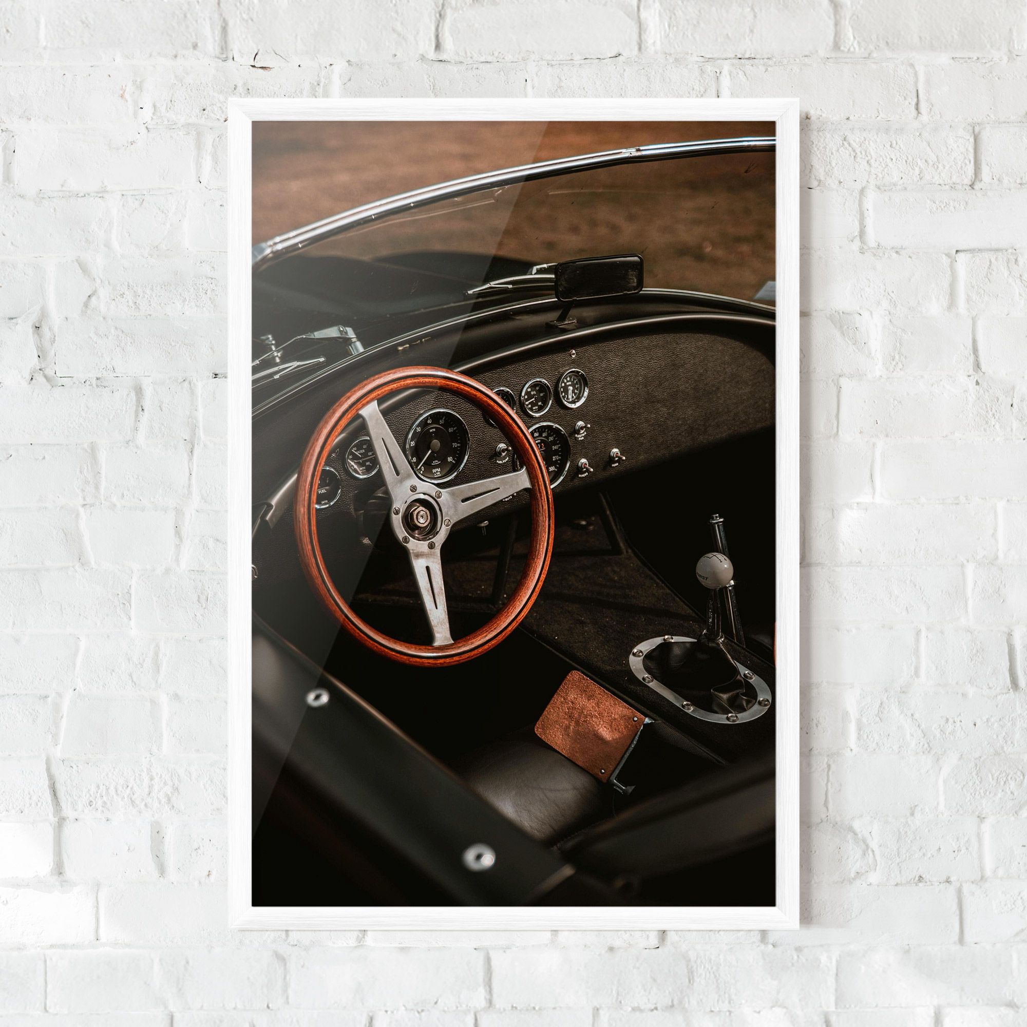 Orange Steering Wheel mockup 0