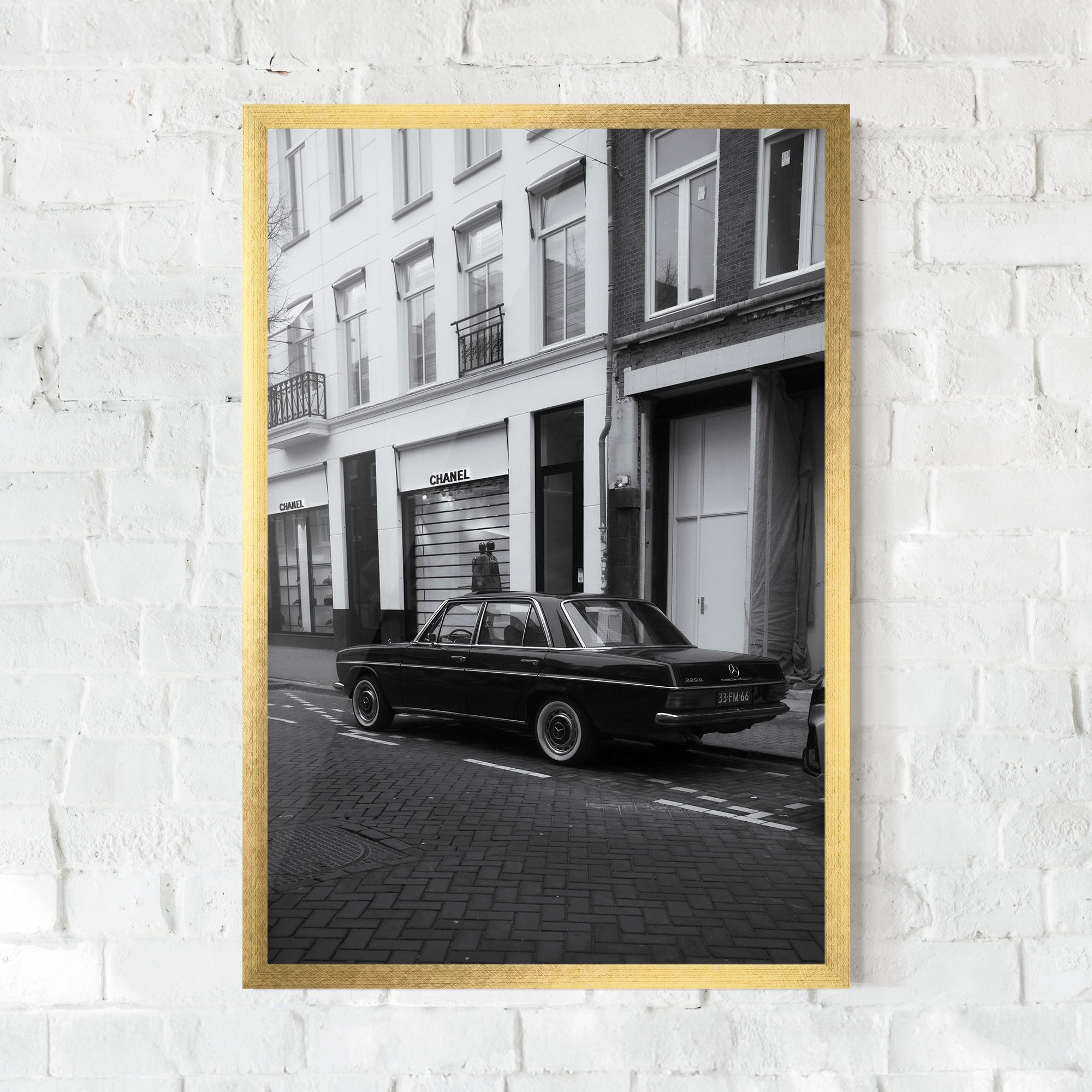 Black Old Car mockup 0