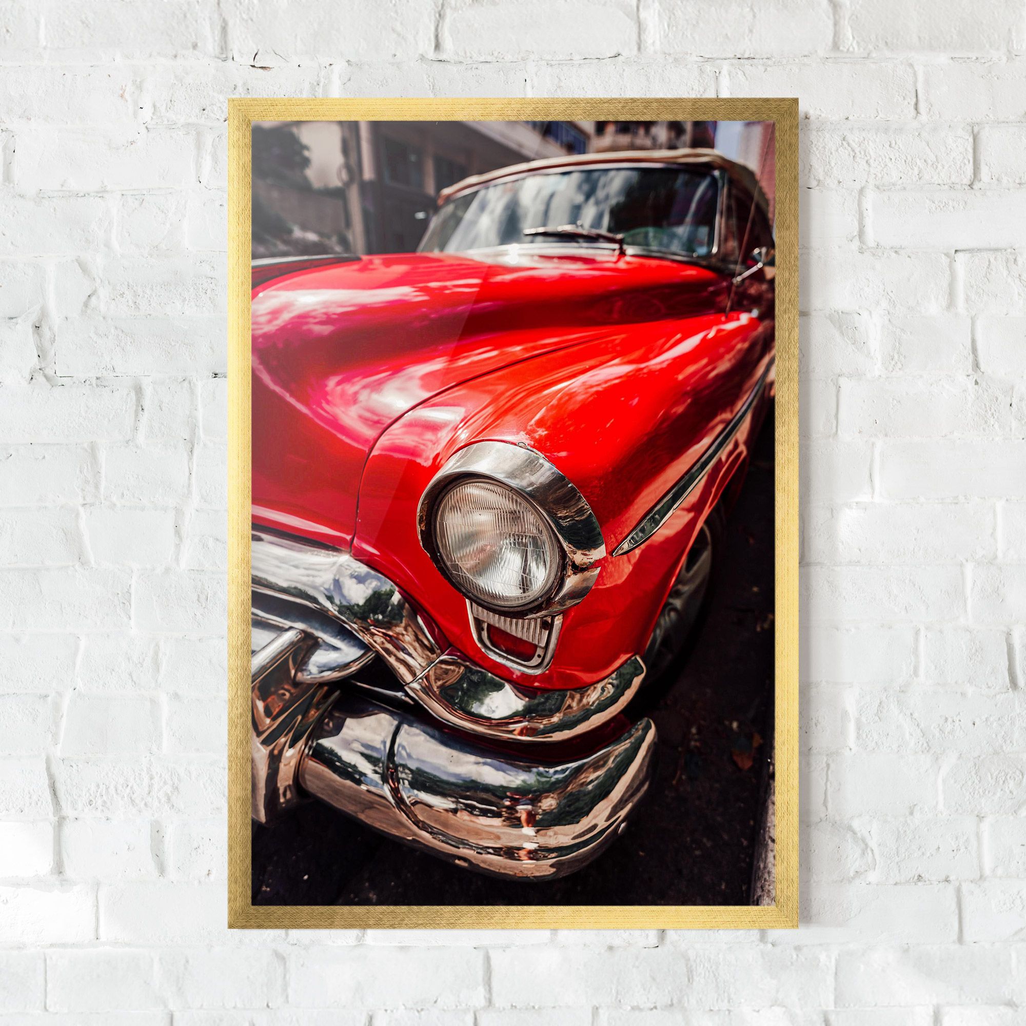 Shiny Old Car mockup 0