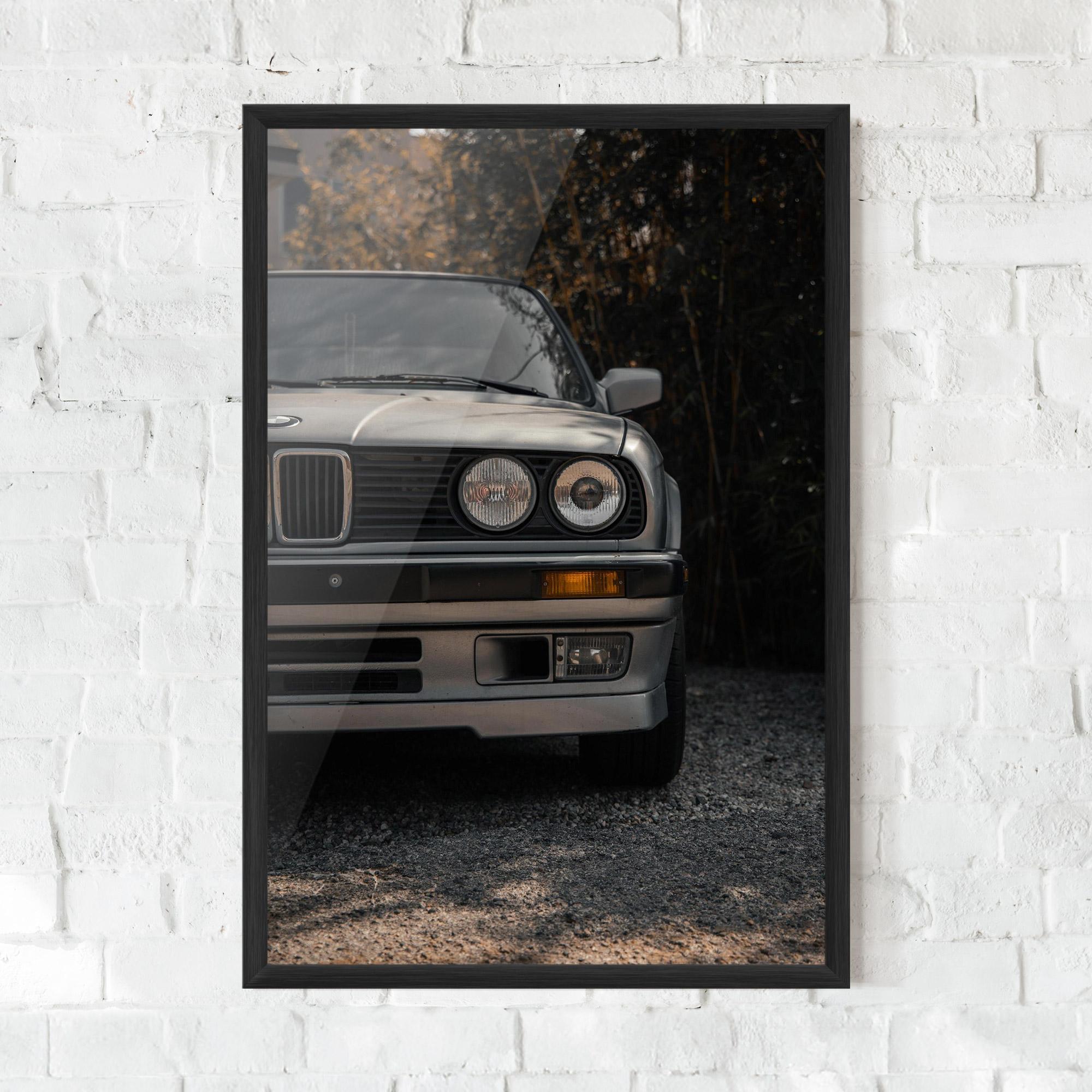 Gerahmte Poster Old Bmw Car mockup 0