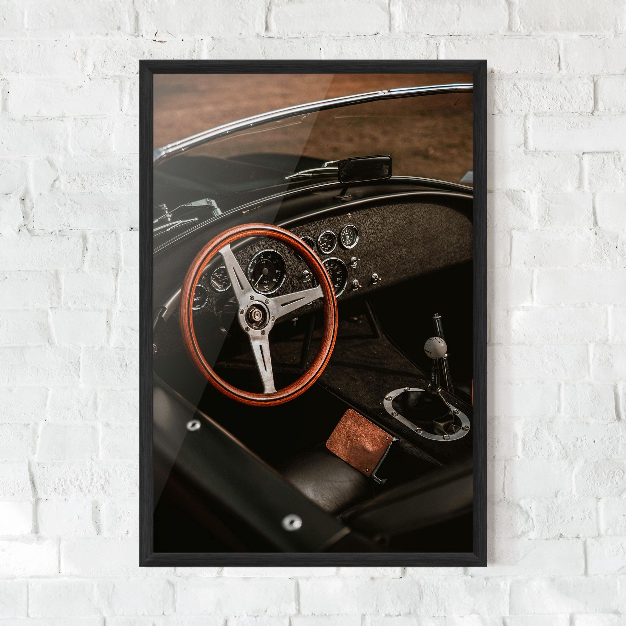 Orange Steering Wheel mockup 0