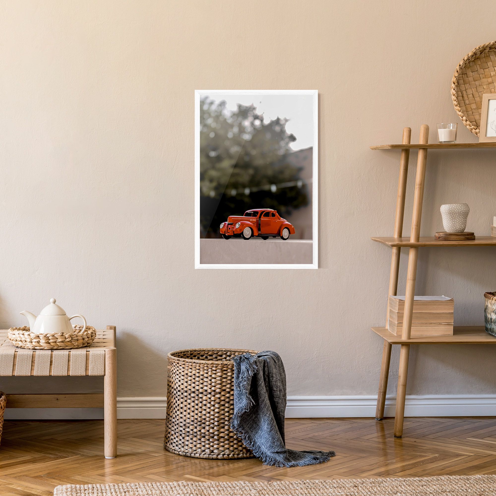 Orange Toy Car mockup 9
