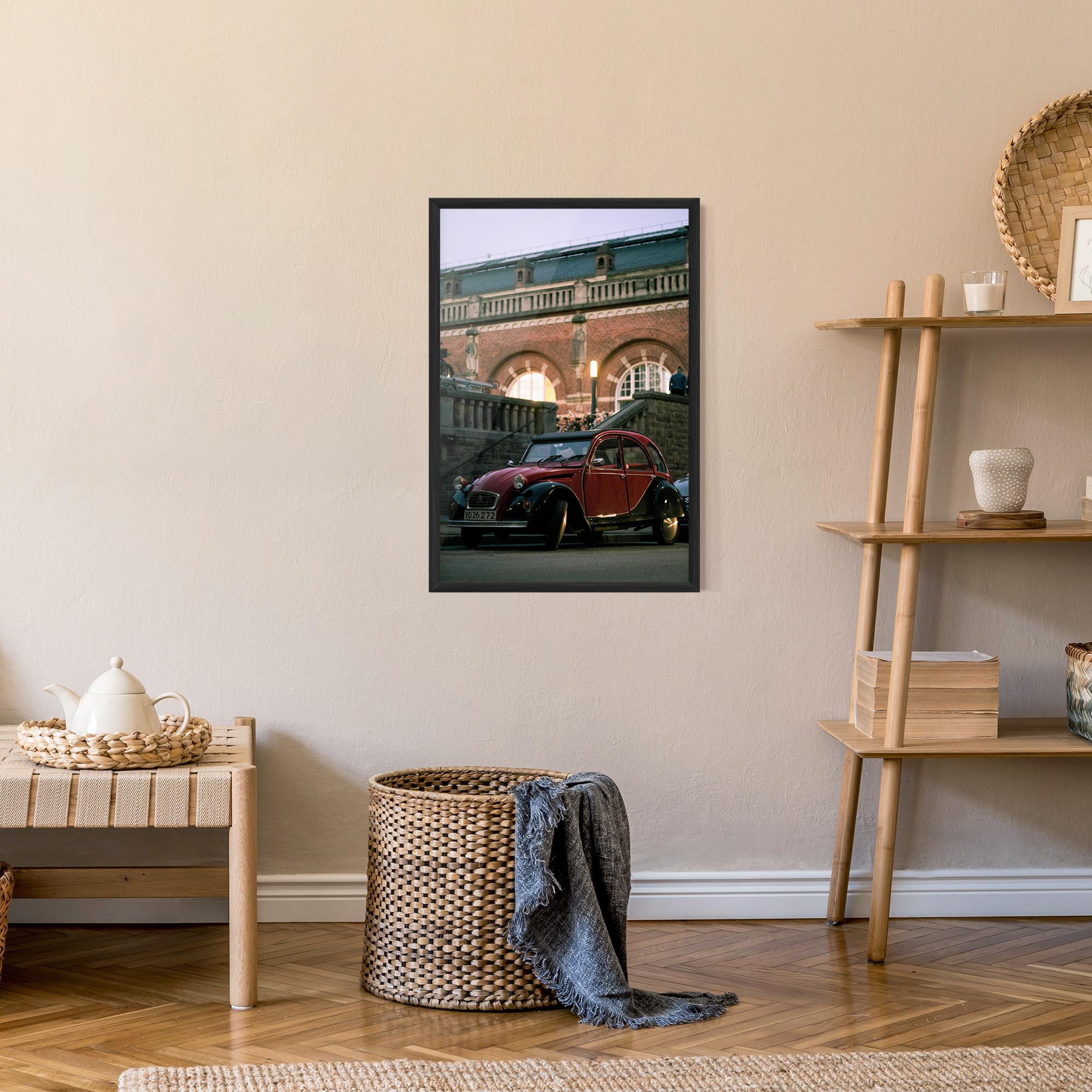 Gerahmte Poster Beautiful Old Car mockup 9