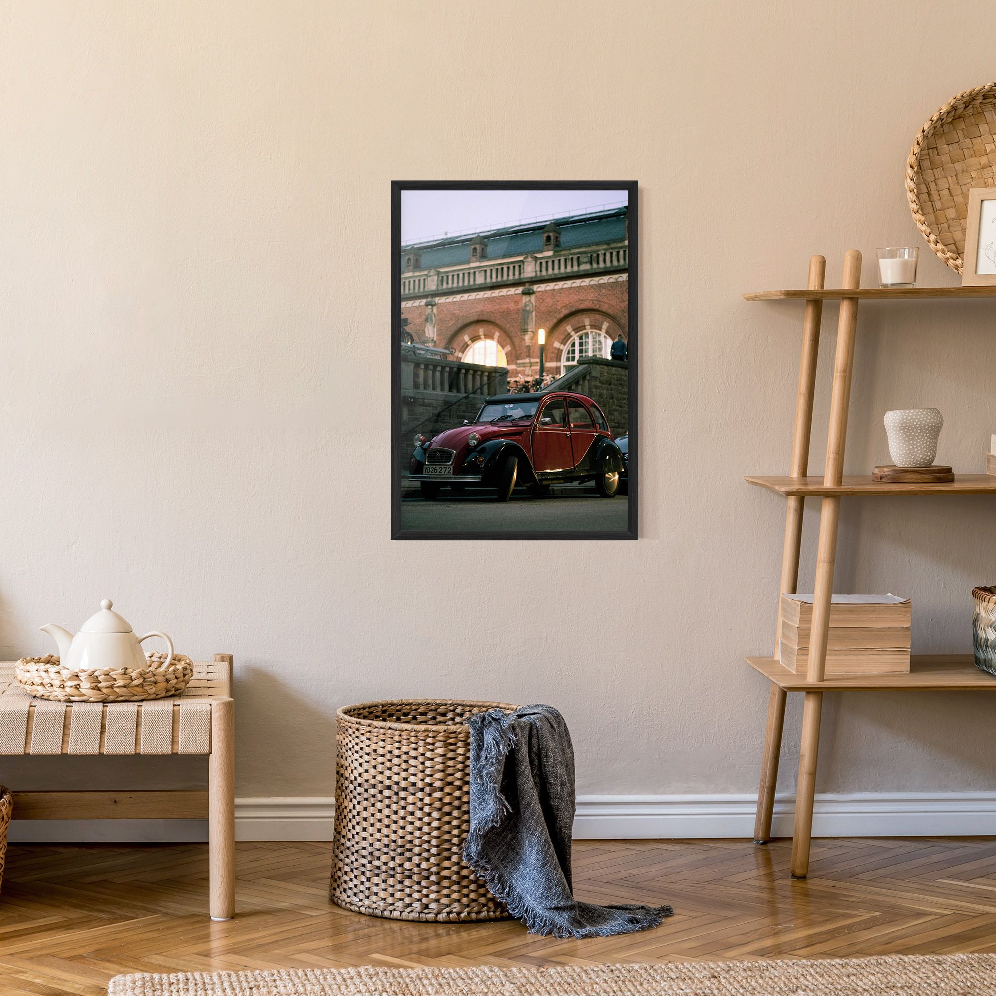 Beautiful Old Car mockup 9