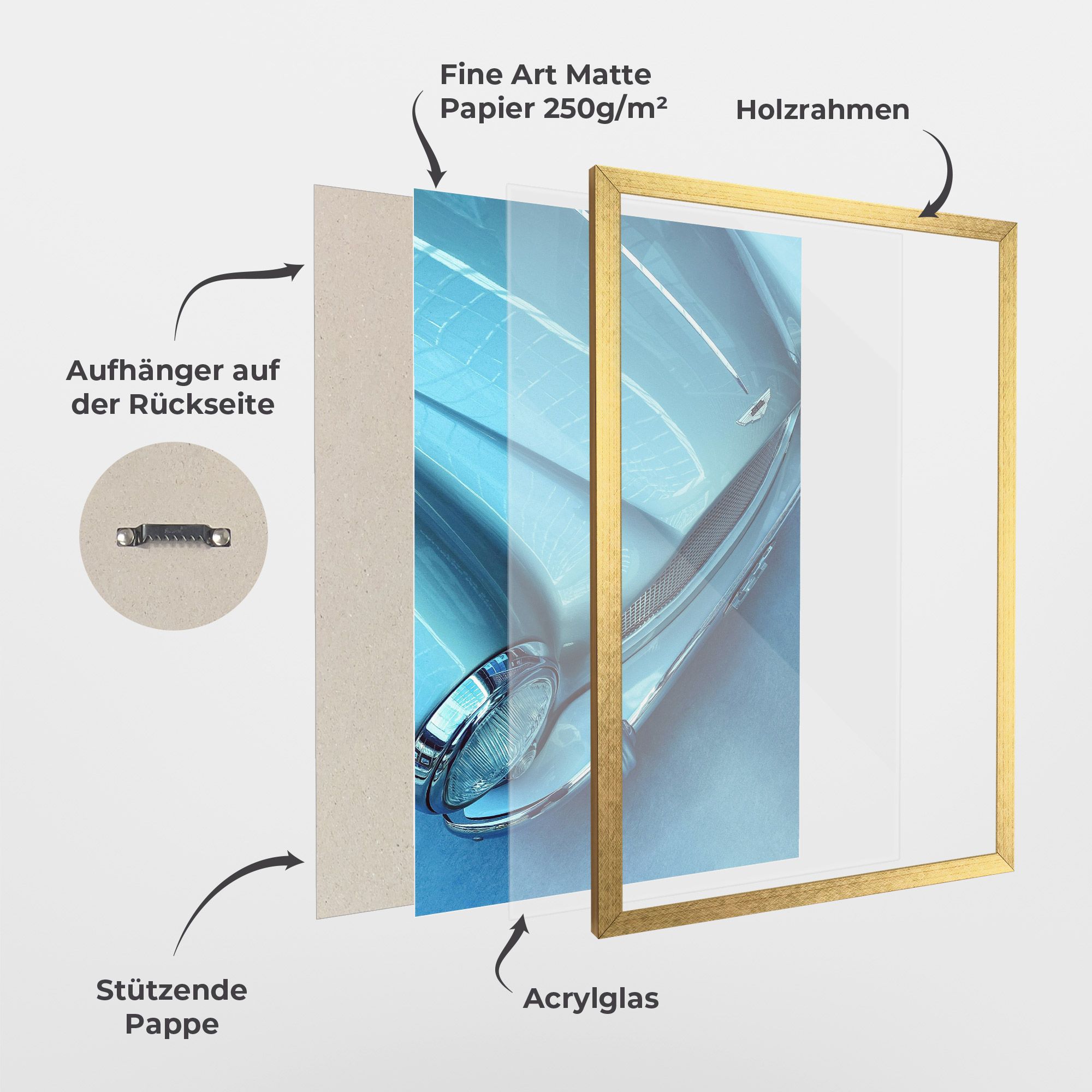 Blue Light Car mockup 1