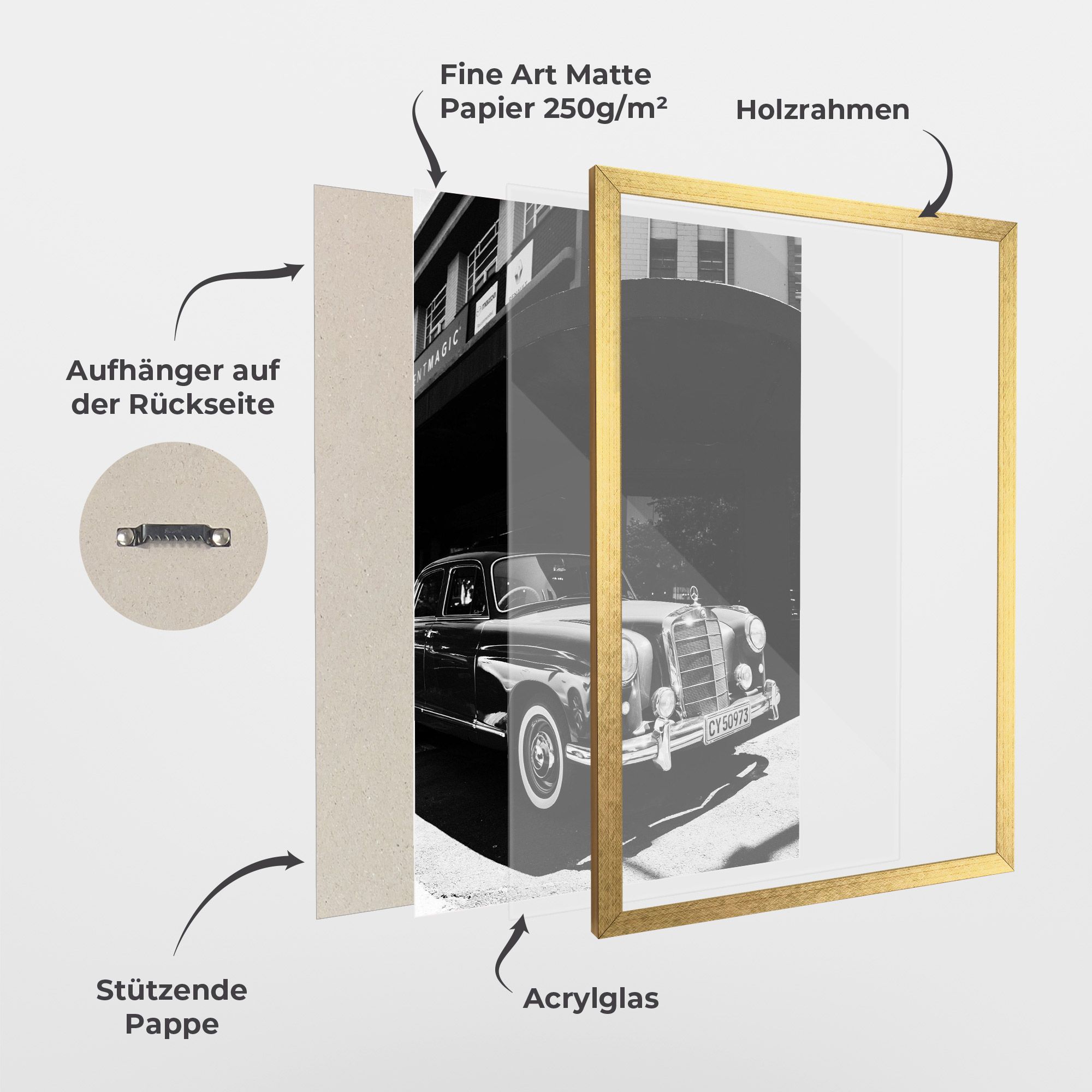 Old Black Car mockup 1