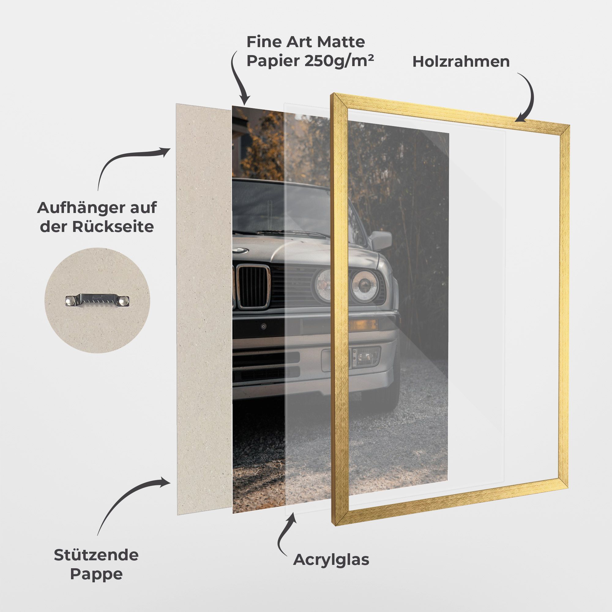 Old Bmw Car mockup 1