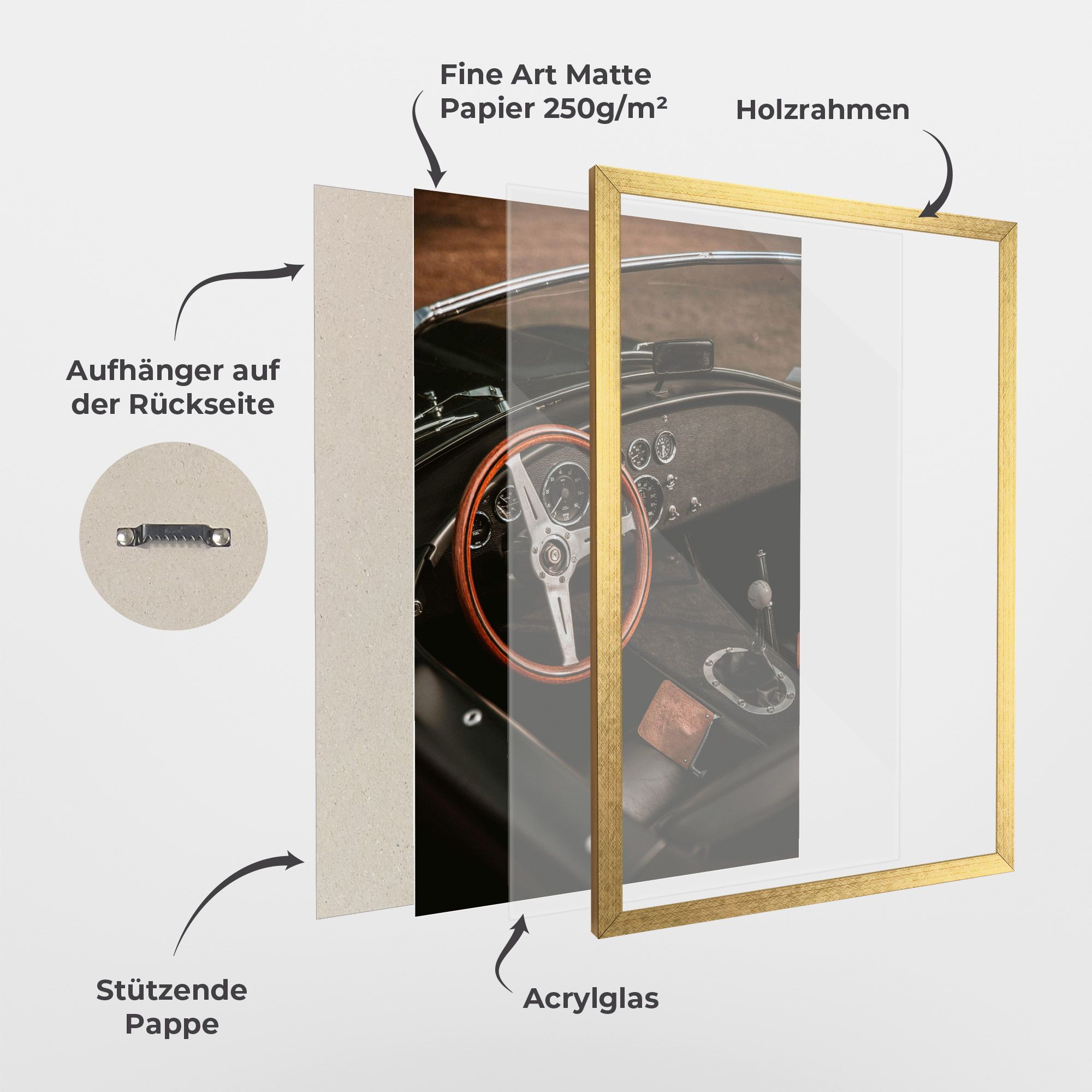 Orange Steering Wheel mockup 1