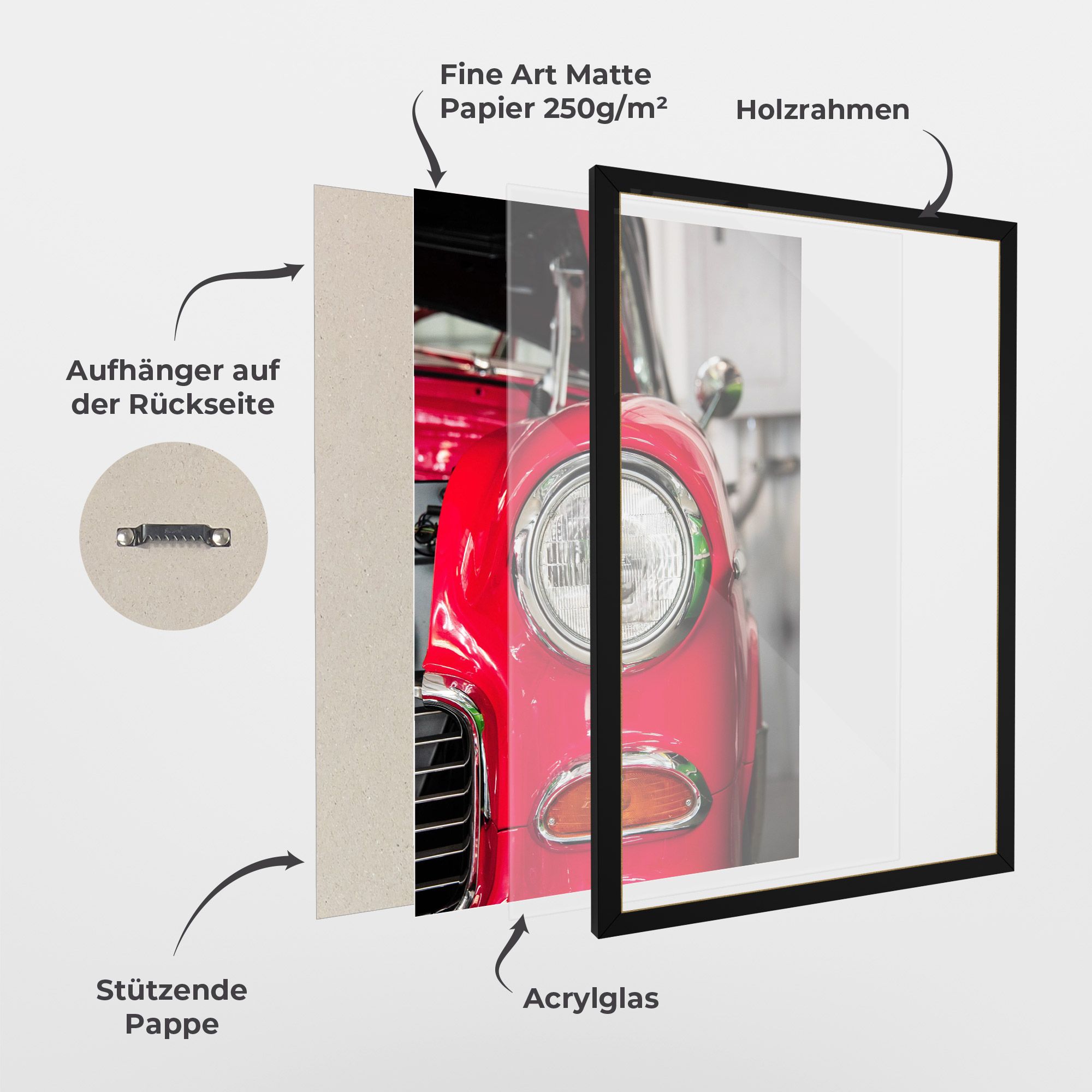 Closeup Red Car mockup 1