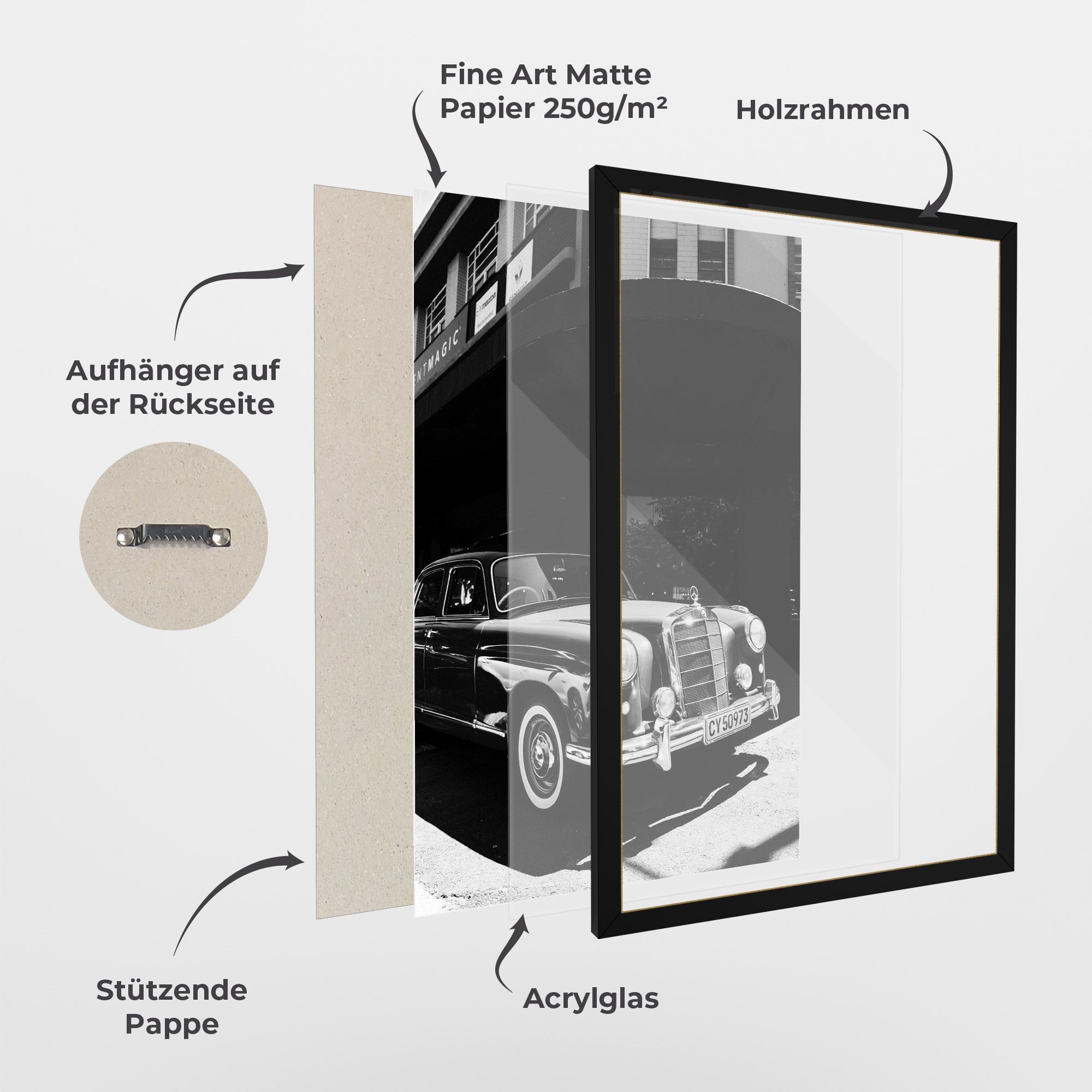 Old Black Car mockup 1